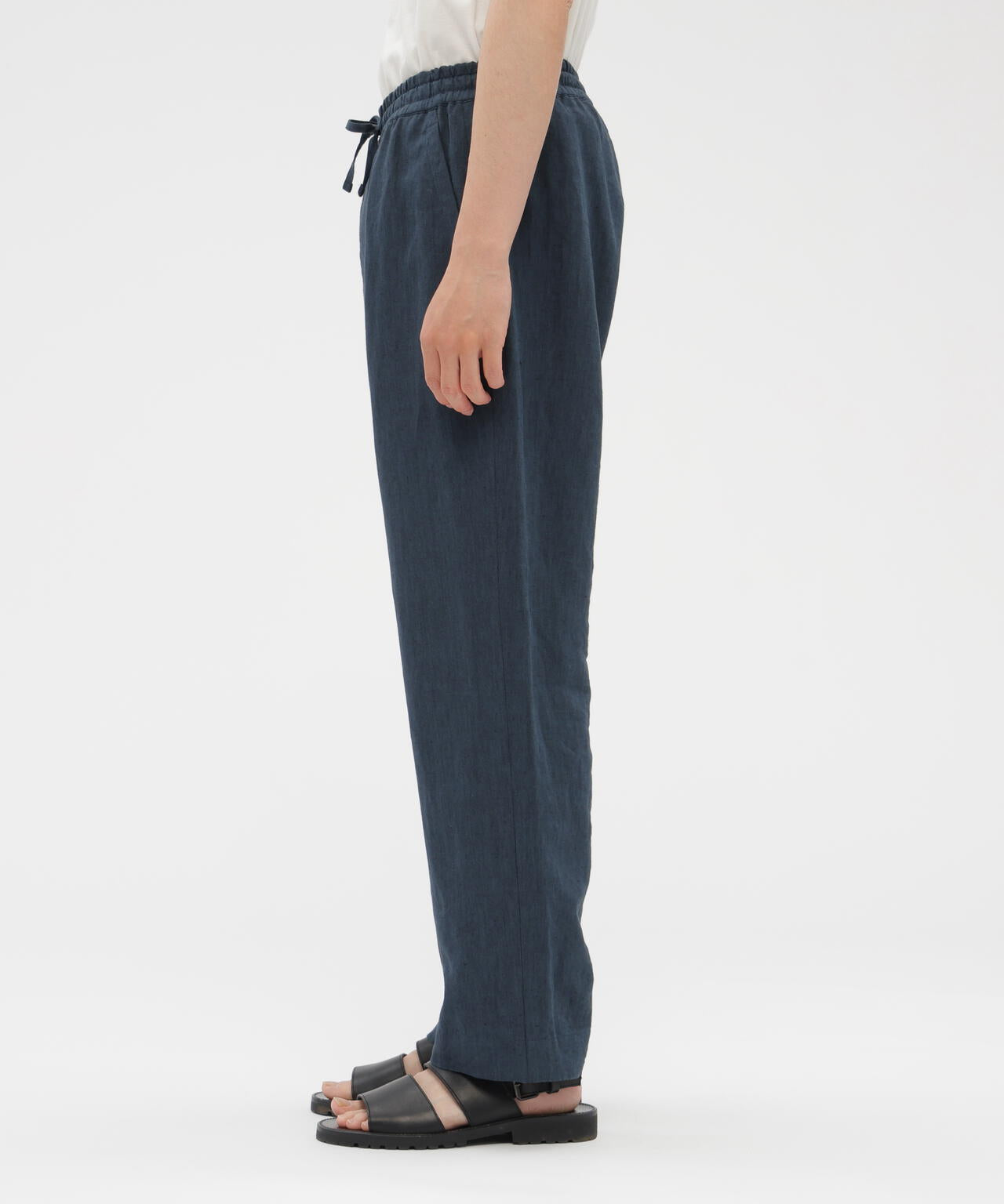 YARN DYED LINEN PLAINWEAVE TROUSERS | MARGARET HOWELL