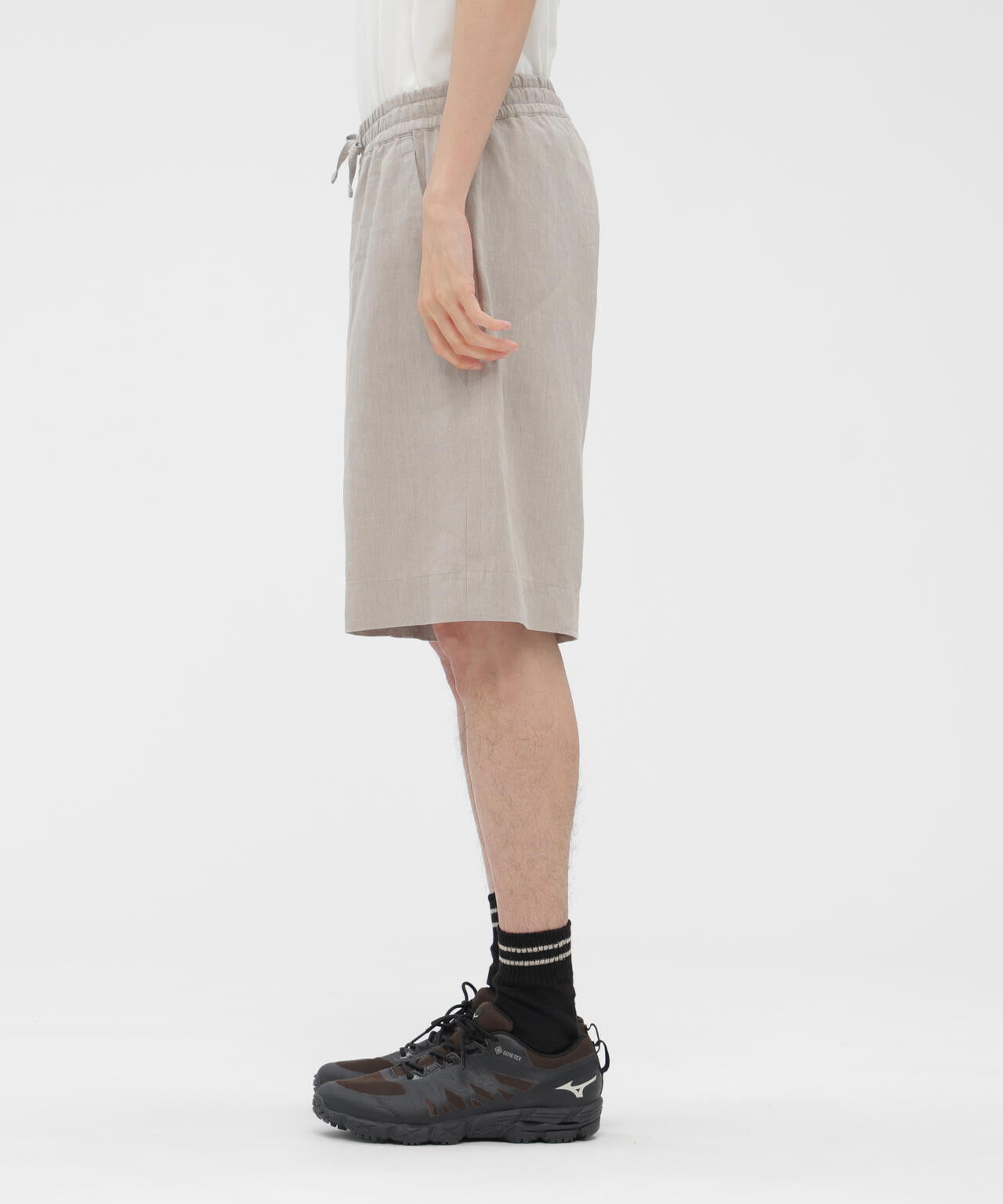 YARN DYED LINEN PLAINWEAVE TROUSERS | MARGARET HOWELL