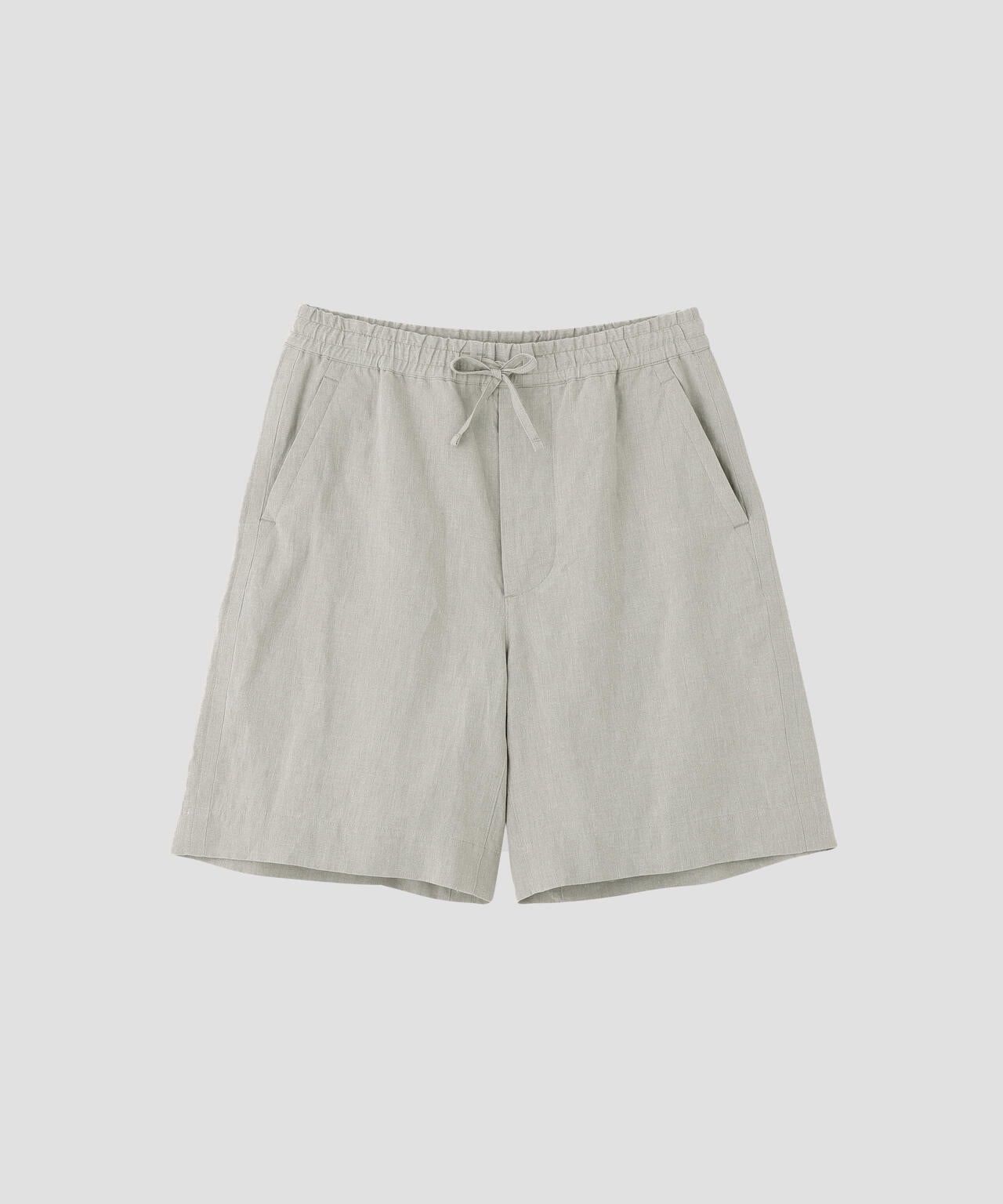 YARN DYED LINEN PLAINWEAVE TROUSERS