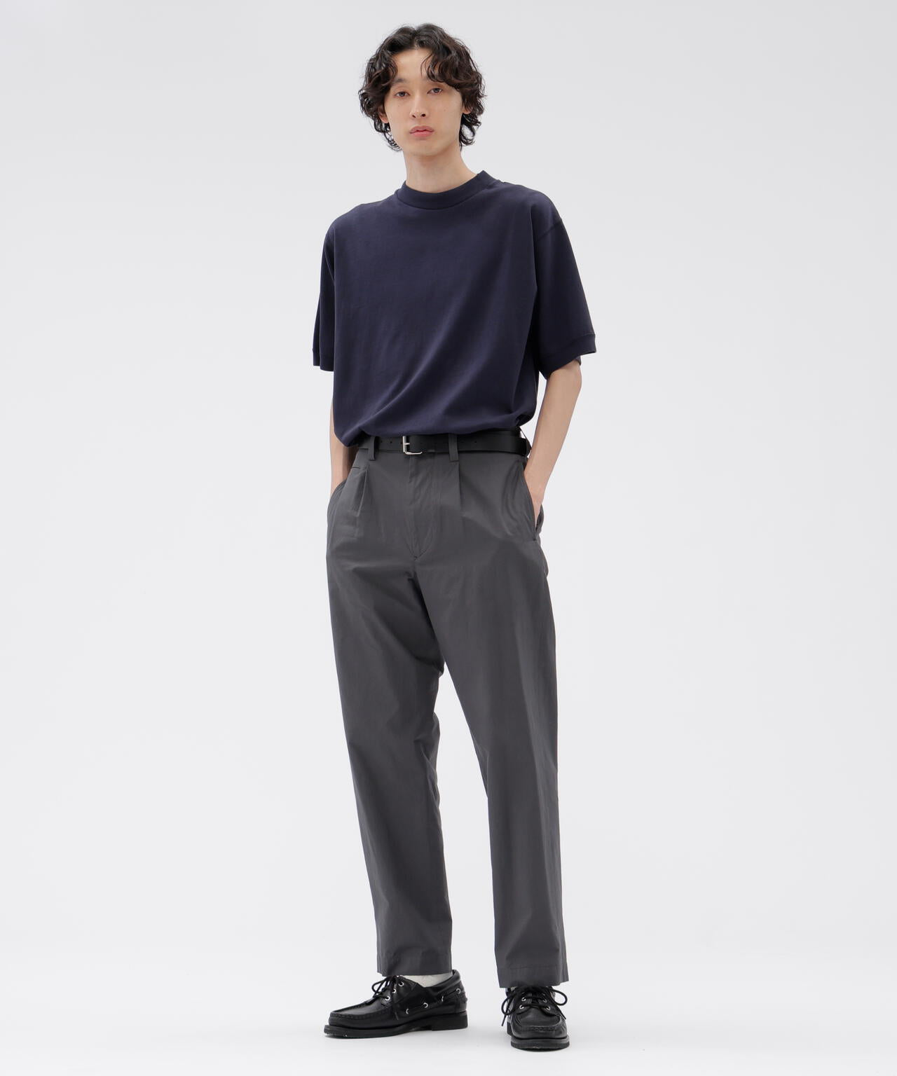 マーガレットハウエル 24SS MATT COTTON SILK POPLIN MATT COTTON SILK POPLIN TROUSERS | MARGARET HOWELL（マーガレット