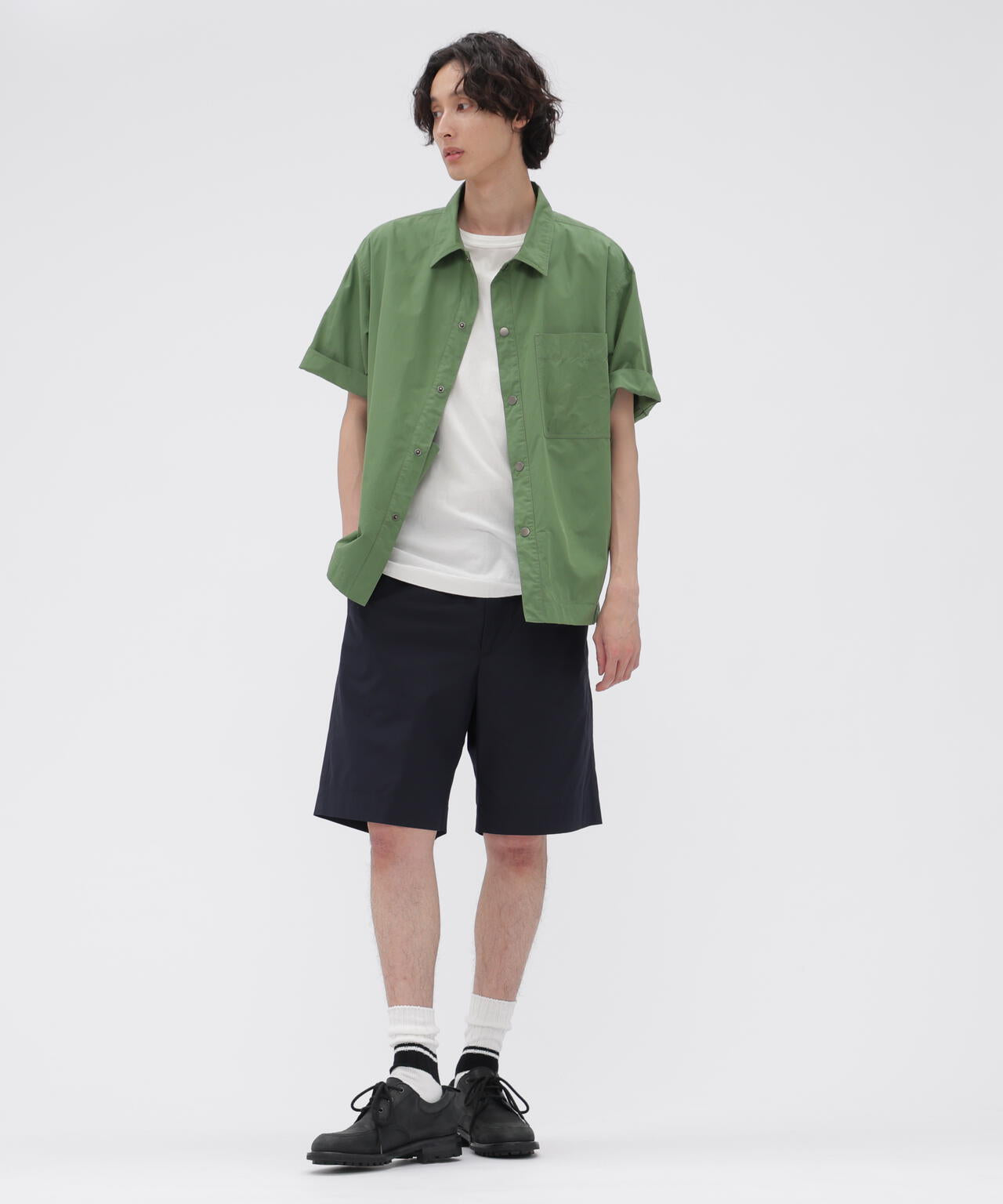 HIGHDENSE COTTON PLAINWEAVE TROUSERS | MARGARET HOWELL