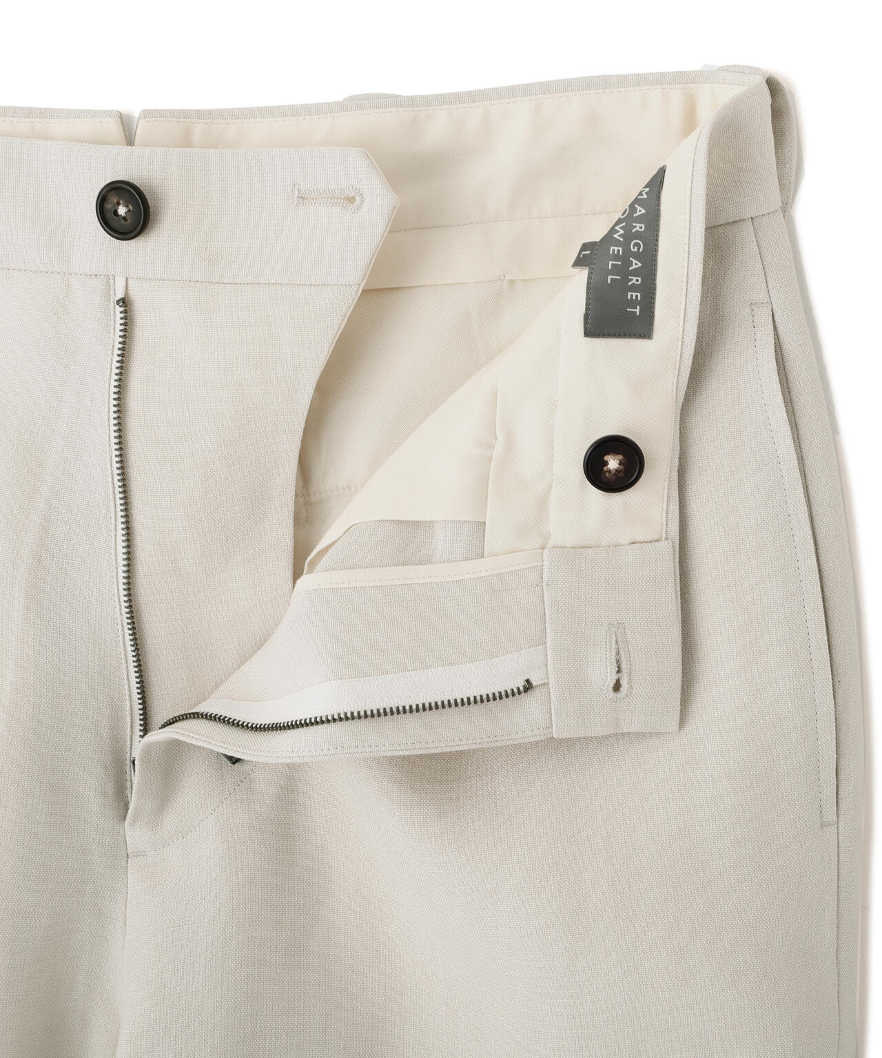 LINEN CANVAS TROUSERS