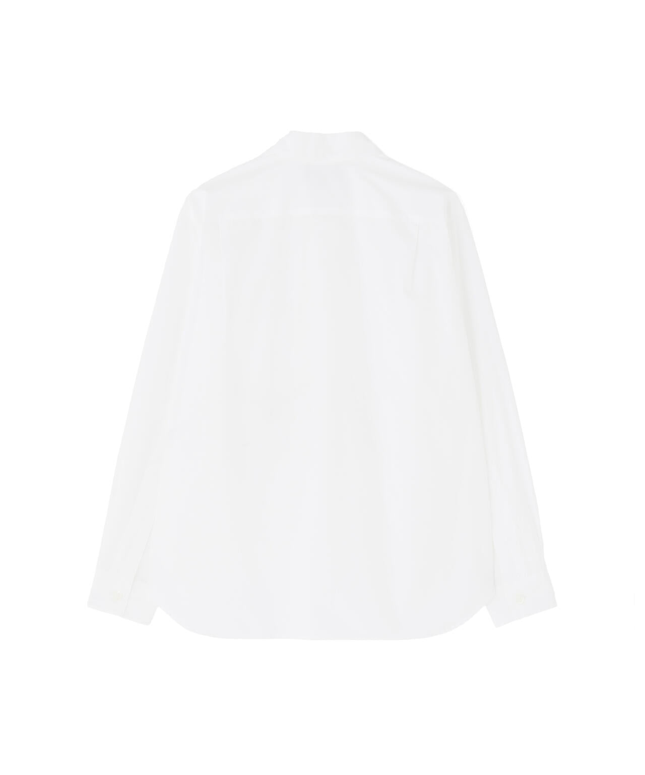 マーガレットハウエル 定番コットンポプリンシャツ ホワイト M 日本製 PLAIN COTTON POPLIN SHIRT | MARGARET HOWELL（マーガレット