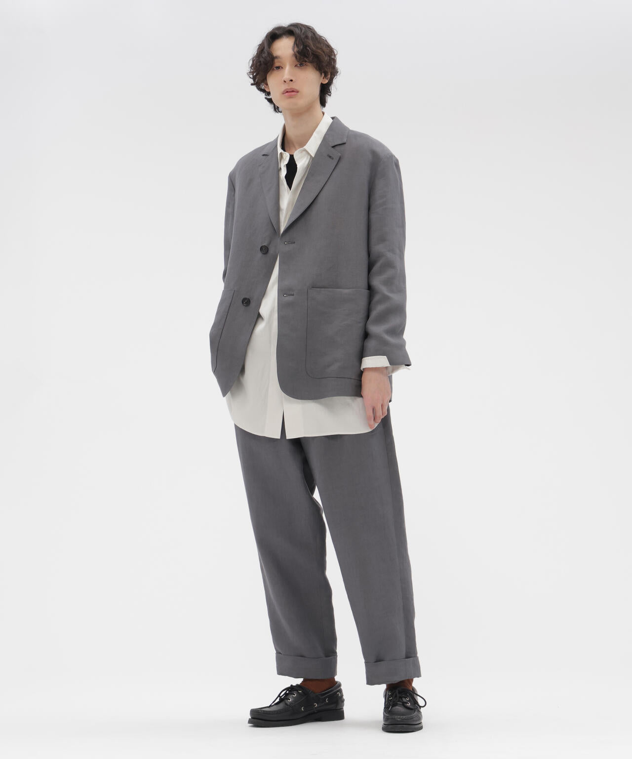 マーガレットハウエル　ORGANIC COTTON PIQUE FINE COTTON PIQUE SHIRTING SHIRT | MARGARET HOWELL（マーガレット