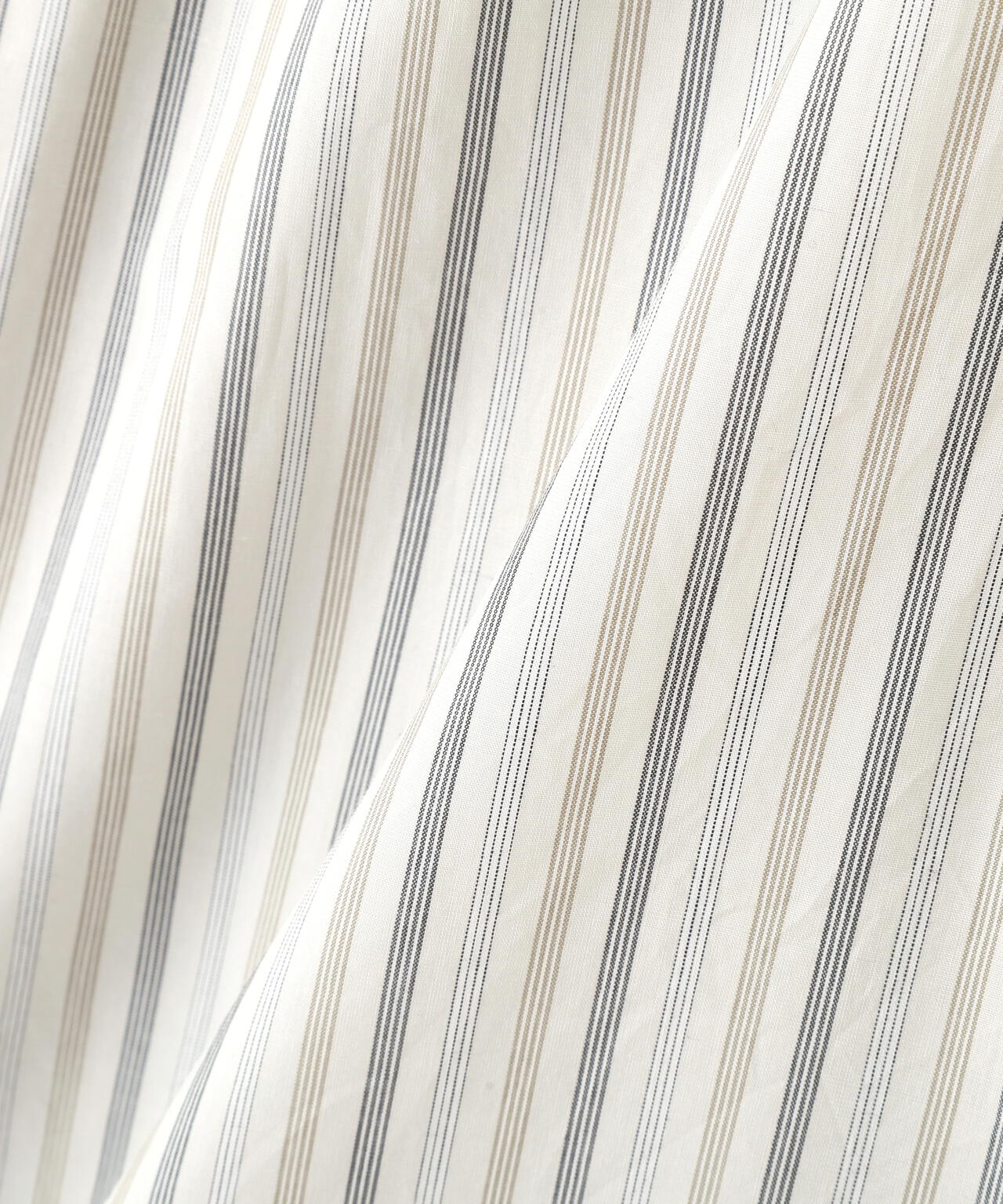 COTTON SILK STRIPE SHIRT