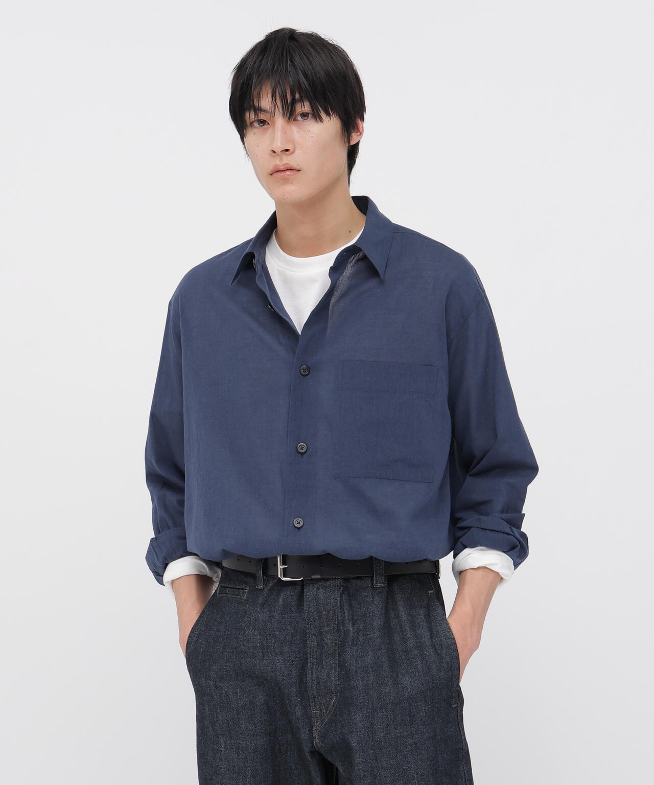 COTTON WOOL VOILE SHIRT | MARGARET HOWELL（マーガレット・ハウエル