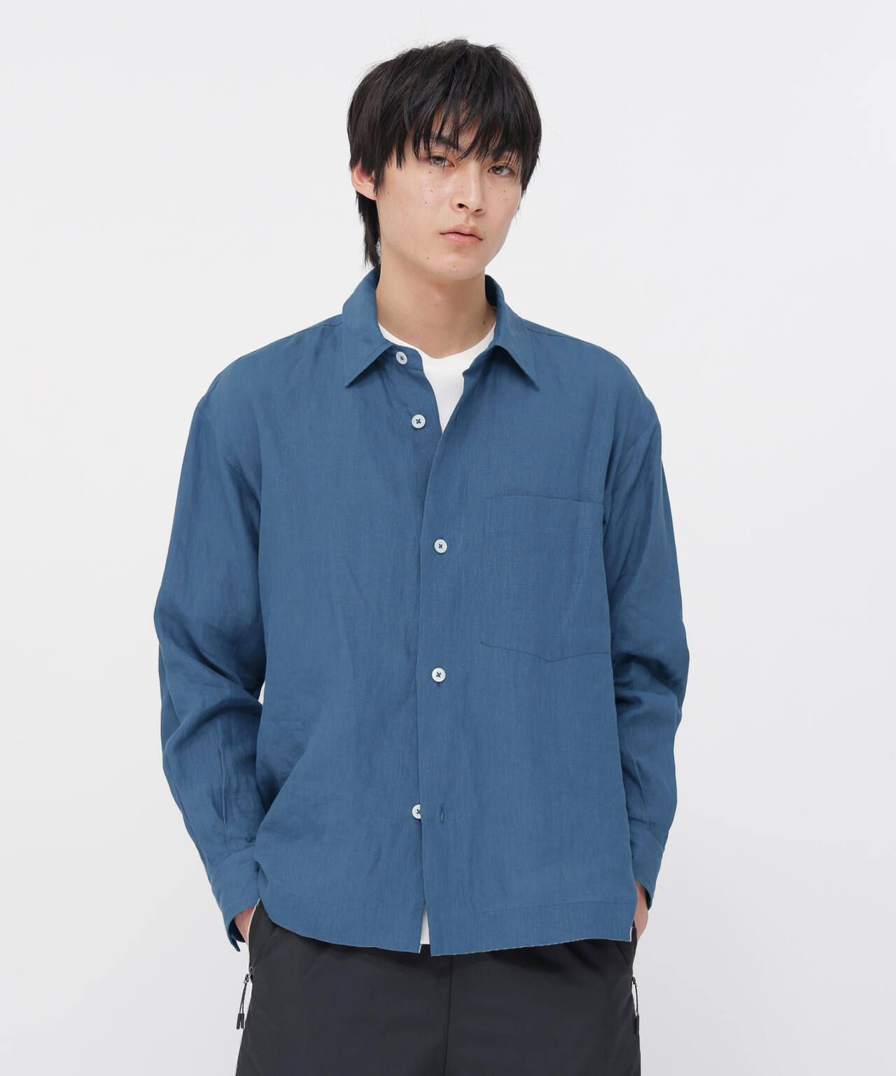 MARGALET HOWELLマーガレットハウエル★シャツブルゾン COTTON NYLON POPLIN SHIRT | MARGARET HOWELL（マーガレット