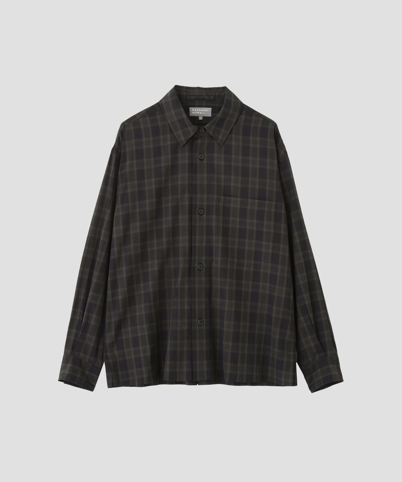 COTTON VOILE CHECK SHIRT | MARGARET HOWELL（マーガレット・ハウエル