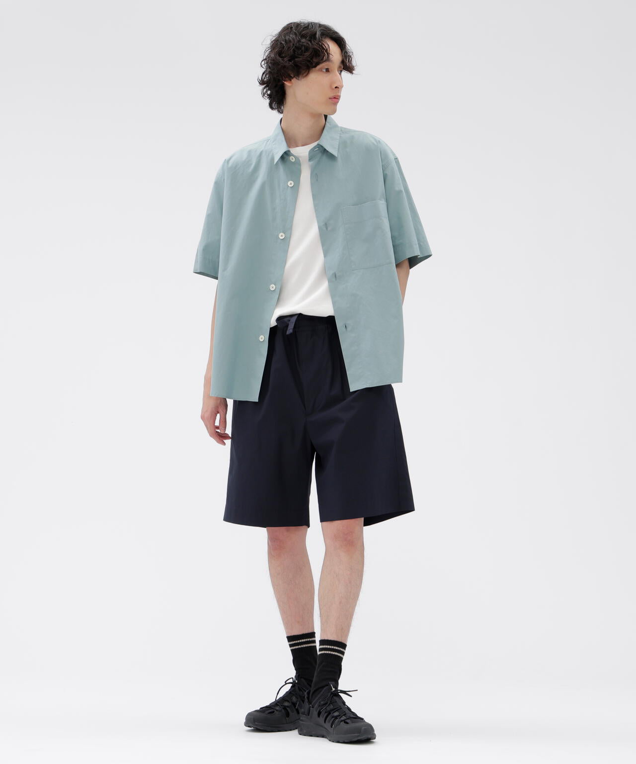 EGYPTIAN COTTON PLAINWEAVE SHIRT | MARGARET HOWELL（マーガレット