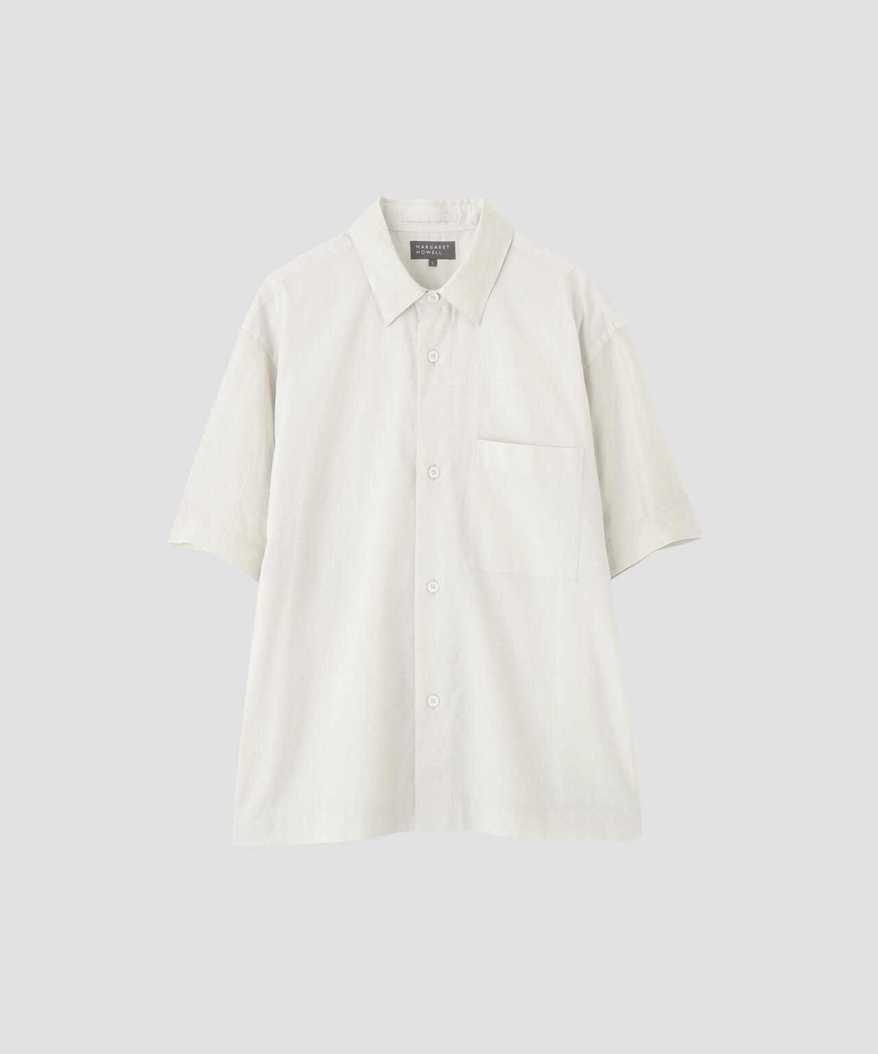 FINE COTTON PIQUE SHIRTING SHIRT | MARGARET HOWELL（マーガレット
