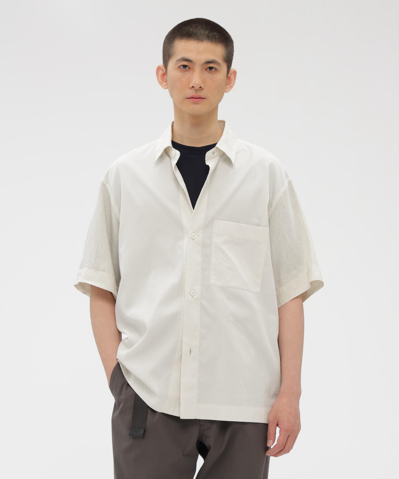 FINE COTTON PIQUE SHIRTING SHIRT | MARGARET HOWELL（マーガレット