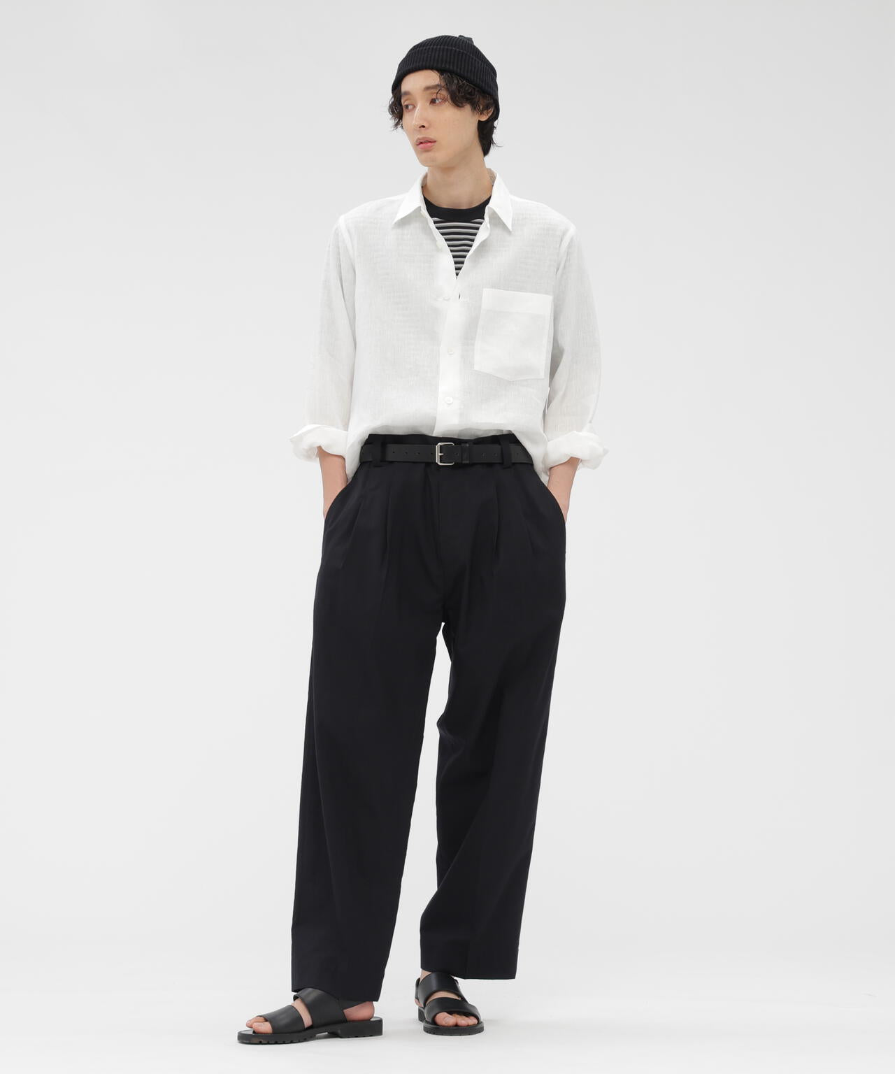SHIRTING LINEN SHIRT | MARGARET HOWELL（マーガレット・ハウエル