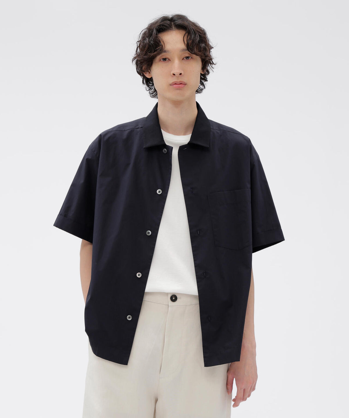 HIGHDENSE COTTON PLAINWEAVE SHIRT | MARGARET HOWELL（マーガレット 