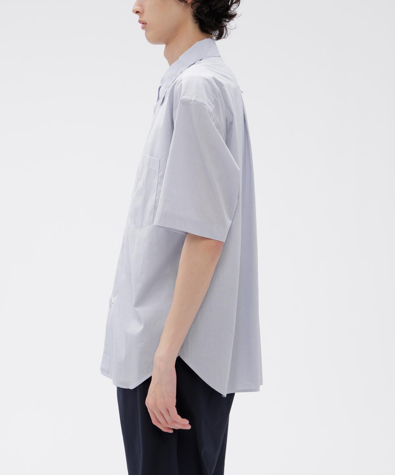 TWO TONE GRAPH CHECK COTTON SHIRT | MARGARET HOWELL（マーガレット