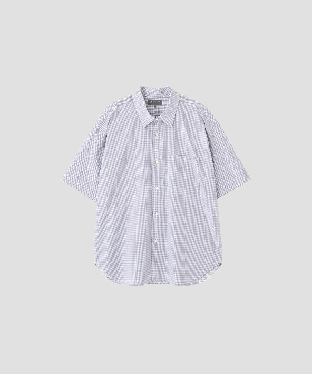 TWO TONE GRAPH CHECK COTTON SHIRT | MARGARET HOWELL（マーガレット