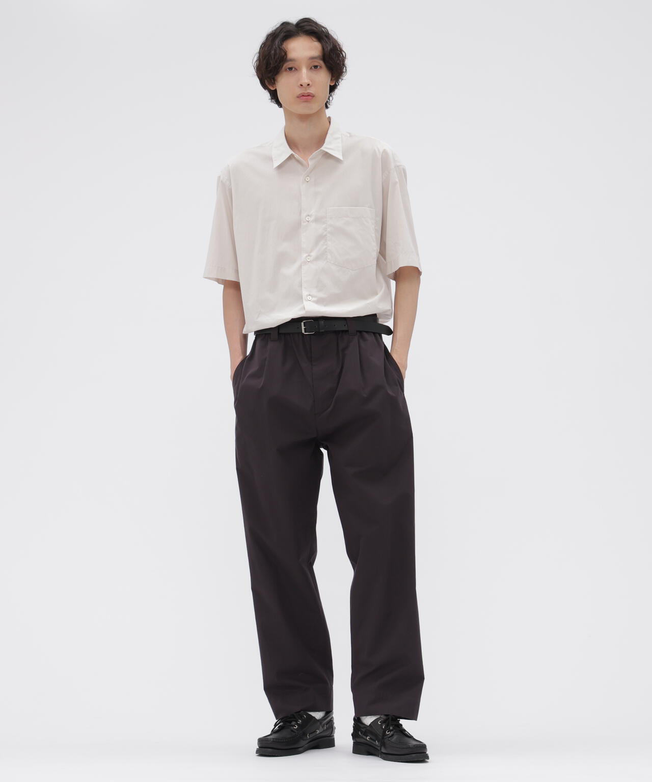 TONAL STRIPE COTTON POPLIN SHIRT | MARGARET HOWELL（マーガレット