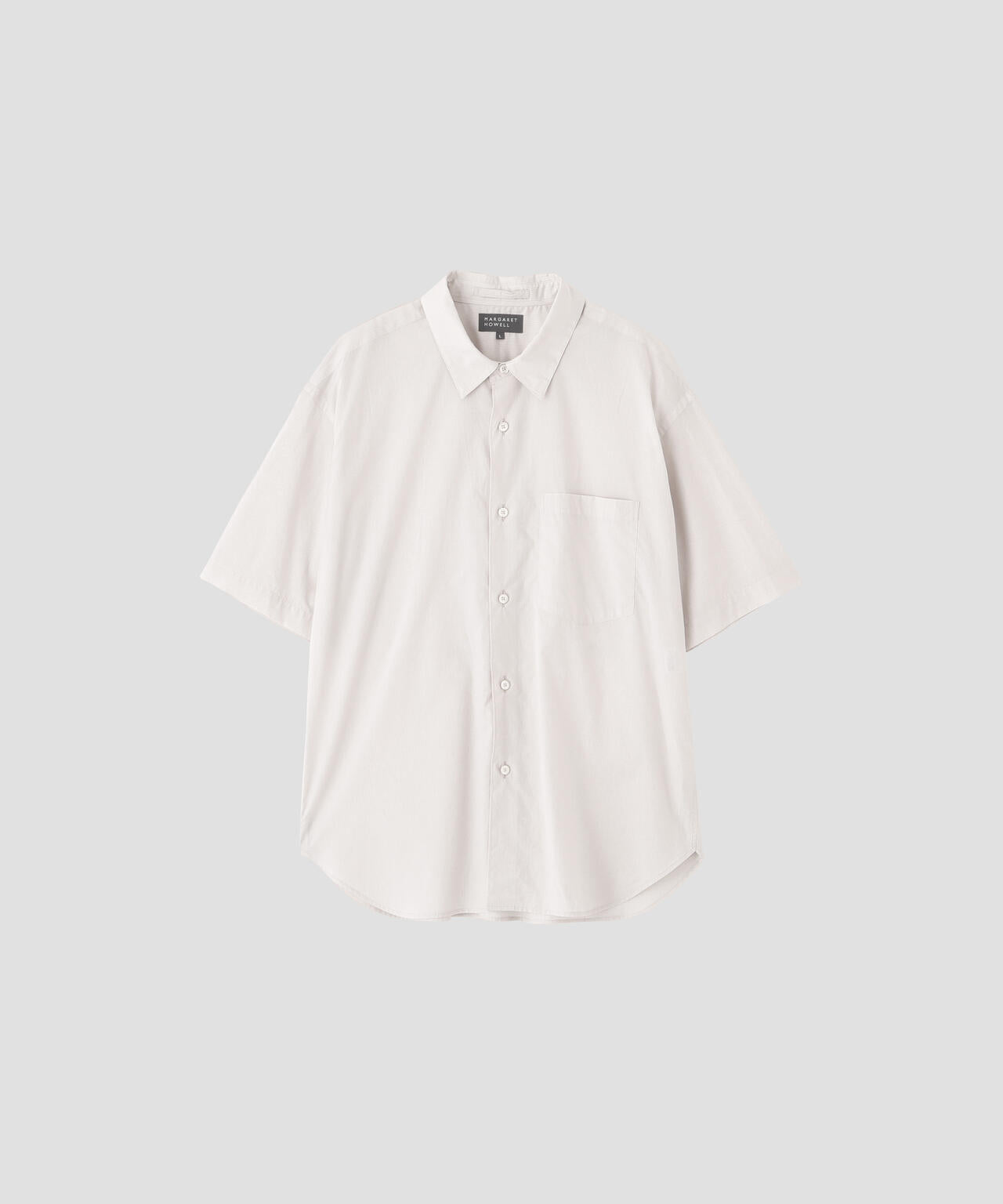 TONAL STRIPE COTTON POPLIN SHIRT | MARGARET HOWELL（マーガレット