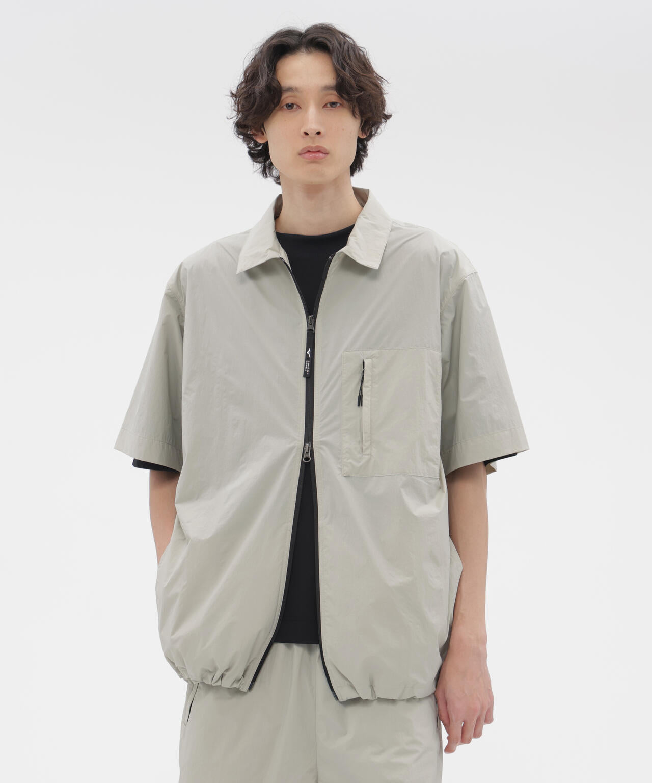 WATER REPELLENT LIGHTWEIGHT NYLON POPLIN SHIRT | MARGARET HOWELL