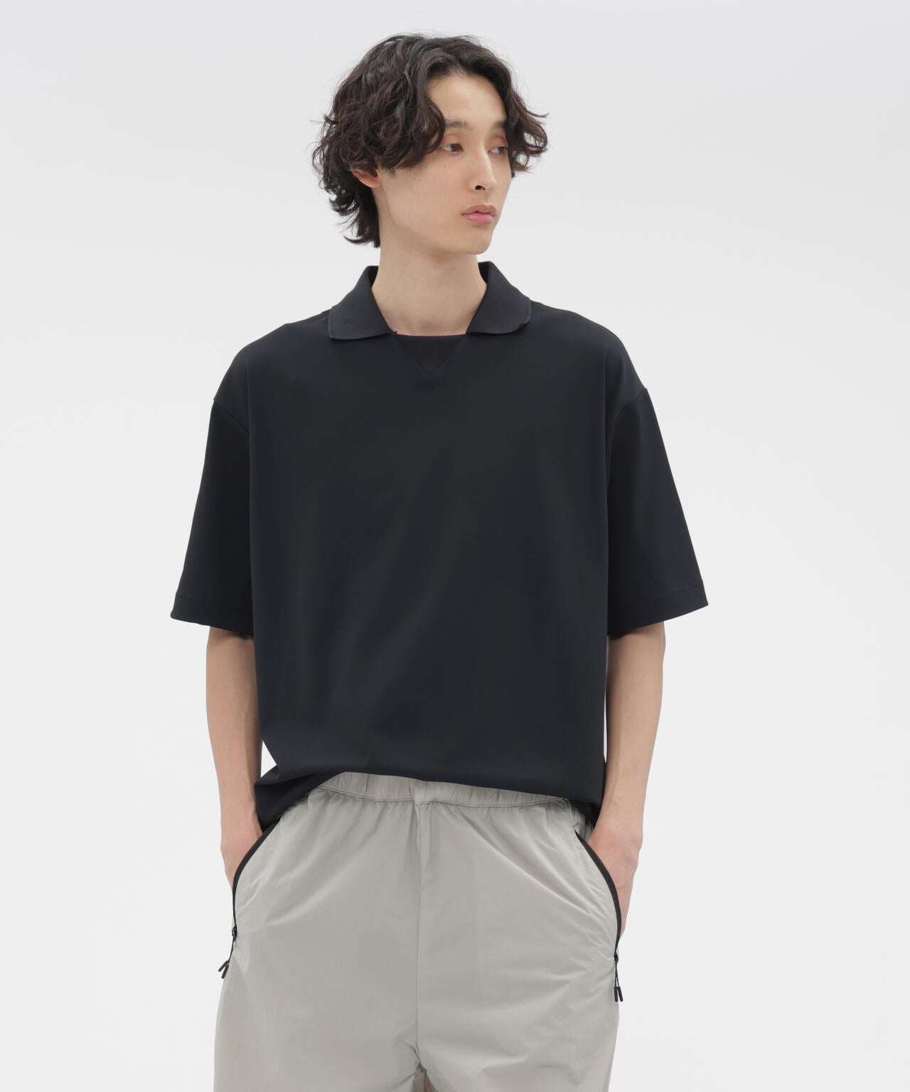 HIGHDENCE MESH JERSEY TOP | MARGARET HOWELL（マーガレット