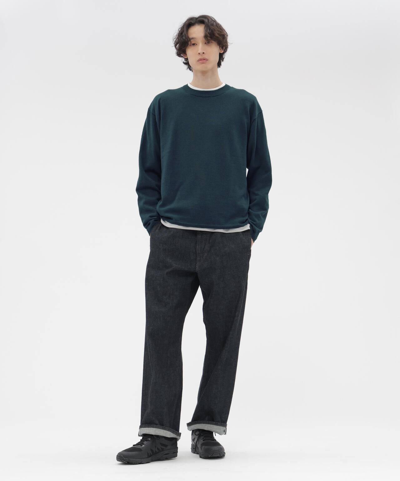 マーガレットハウエル TWISTED COTTON WOOL ベスト DOUBLE TWISTED WOOL TROUSERS | MARGARET HOWELL（マーガレット