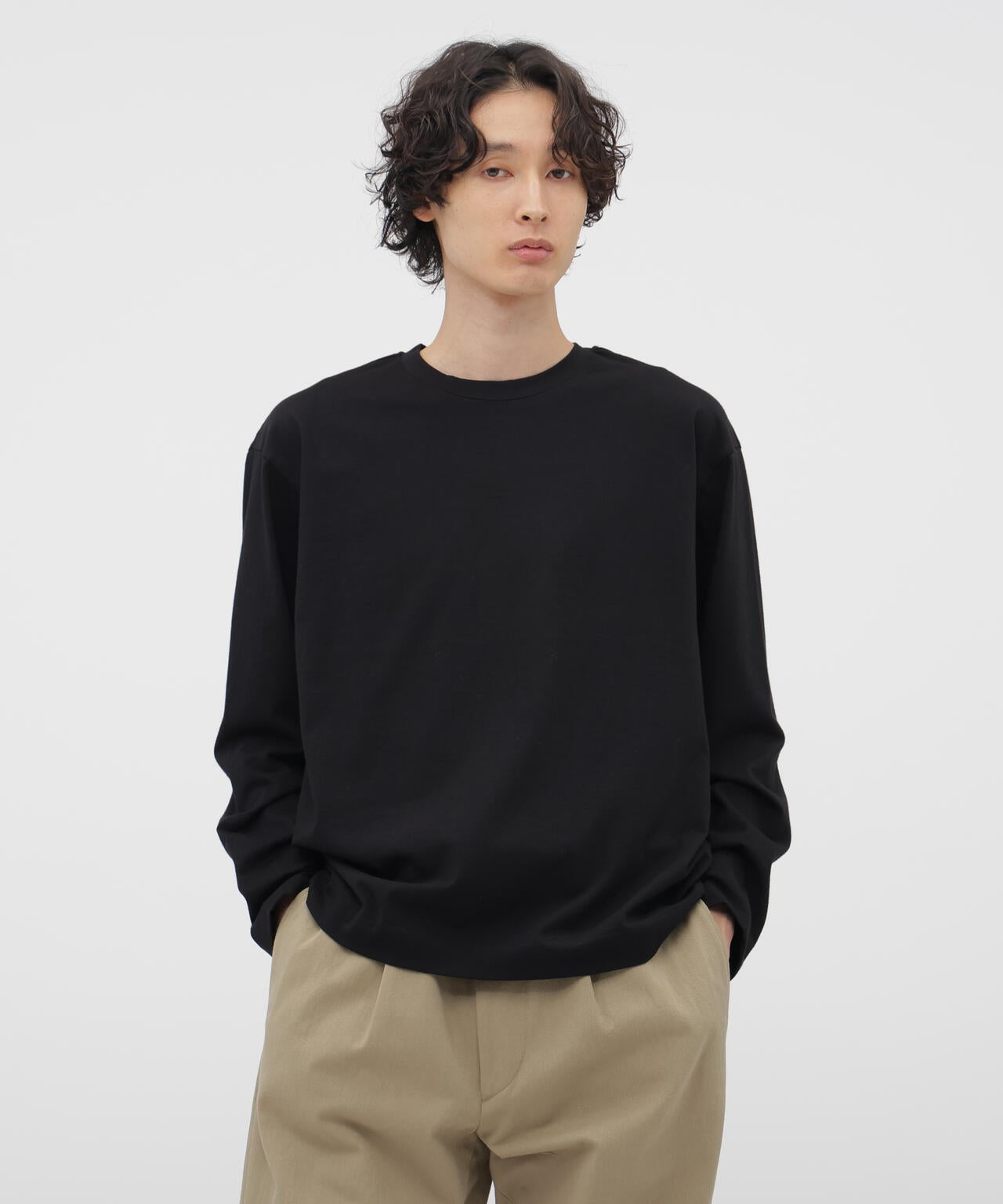 PLAIN COTTON JERSEY TOP | MARGARET HOWELL（マーガレット・ハウエル