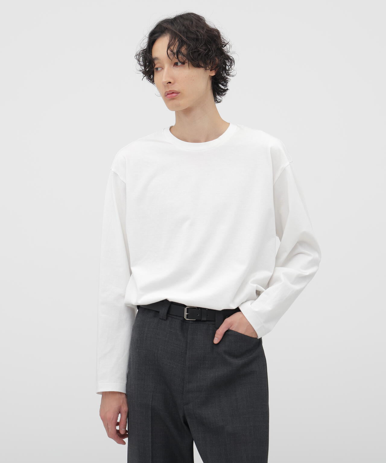 PLAIN COTTON JERSEY TOP | MARGARET HOWELL（マーガレット・ハウエル