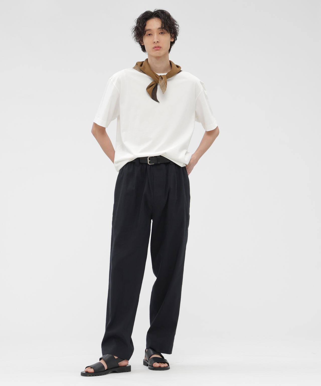 FINE DENSE COTTON JERSEY TOP | MARGARET HOWELL（マーガレット