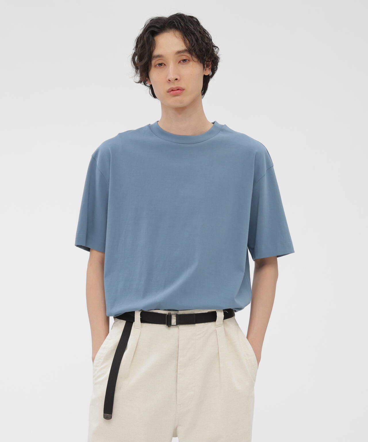 FINE DENSE COTTON JERSEY TOP | MARGARET HOWELL（マーガレット