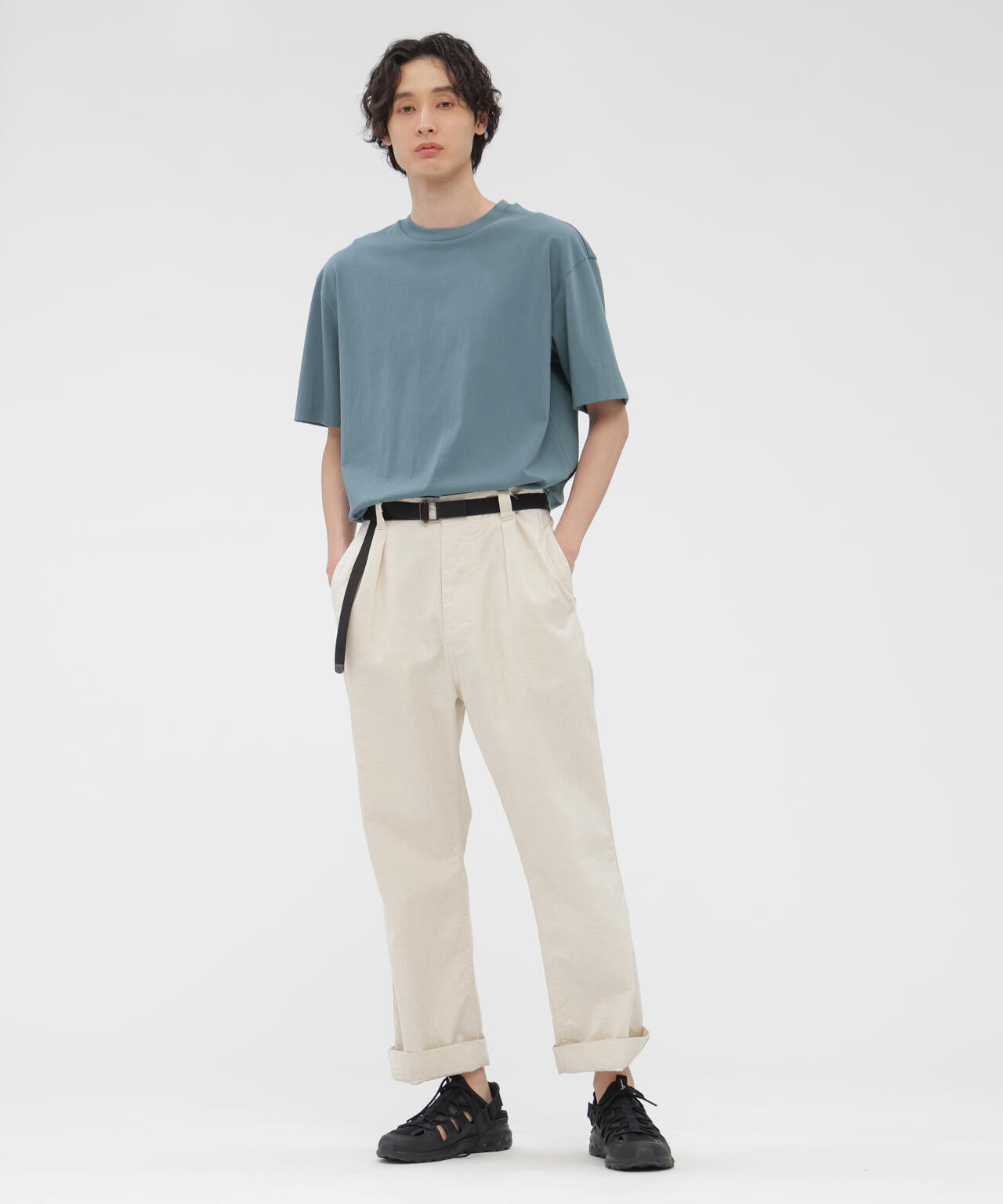 FINE DENSE COTTON JERSEY TOP | MARGARET HOWELL（マーガレット