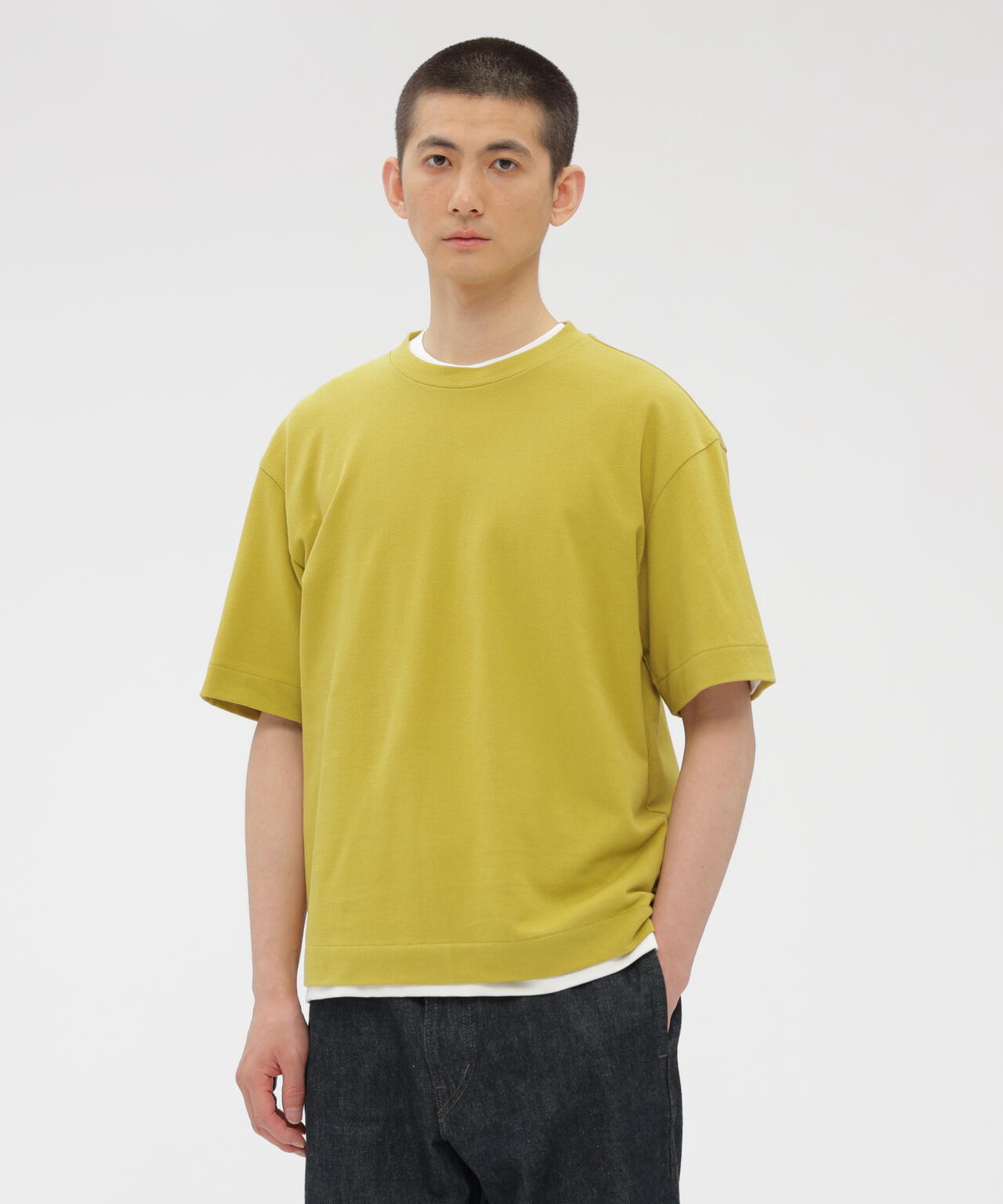 COTTON LINEN PIQUE TOP | MARGARET HOWELL（マーガレット・ハウエル