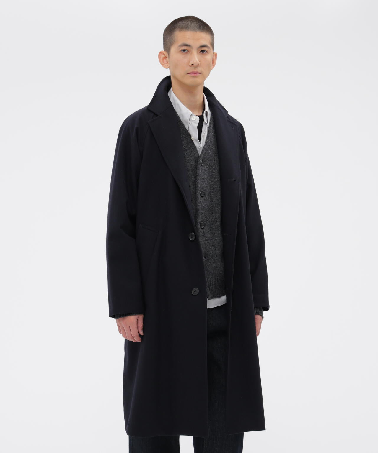 LIGHT FLANNEL COAT | MARGARET HOWELL（マーガレット・ハウエル