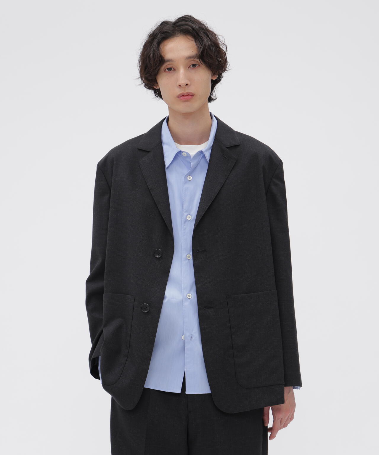 MARGARET HOWELL マーガレットハウエル ウール チェック コート MUTED WOOL CHECK JACKET | MARGARET HOWELL（マーガレット・ハウエル
