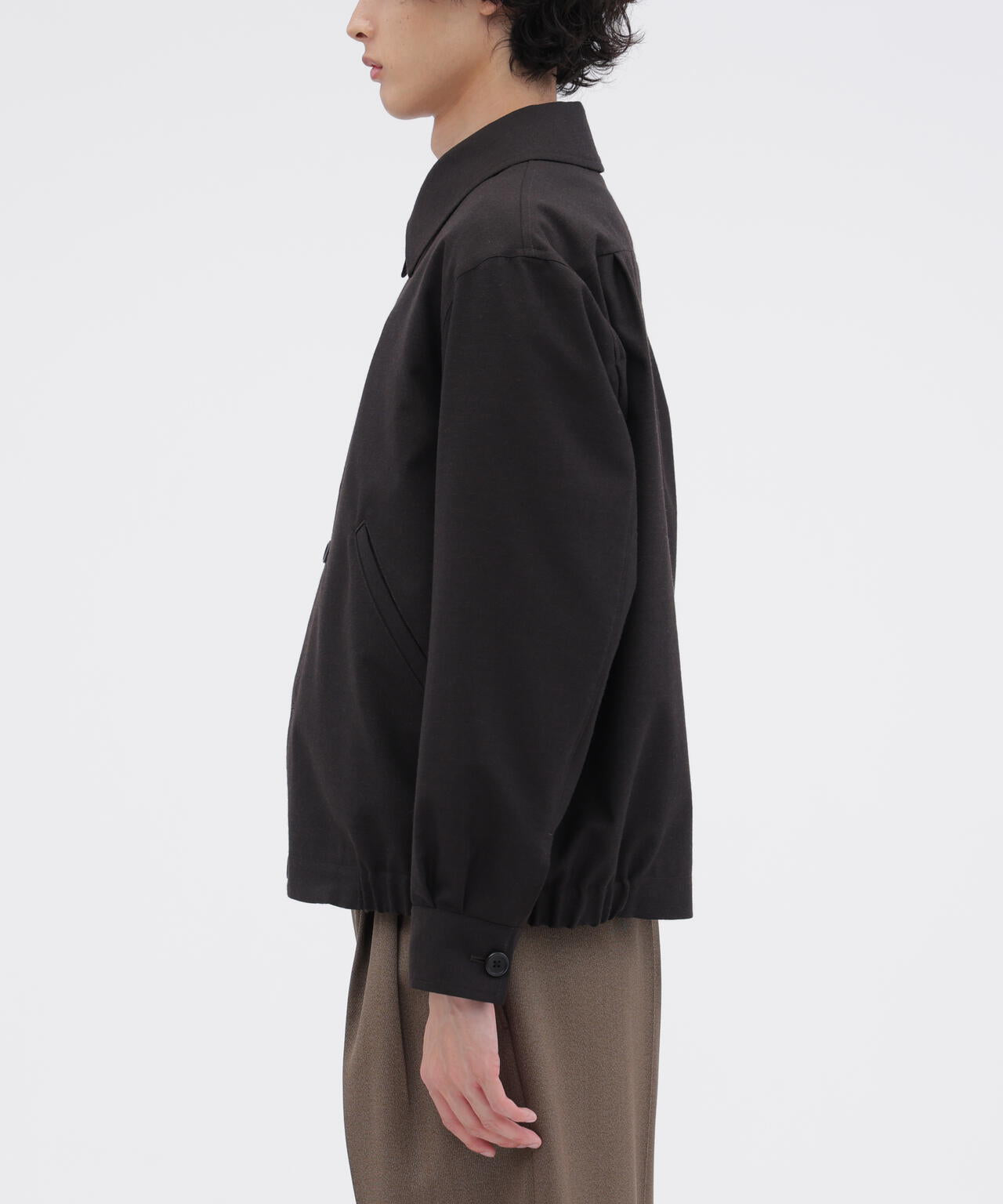 YARN DYE WOOL PLAINWEAVE BLOUSON | MARGARET HOWELL（マーガレット