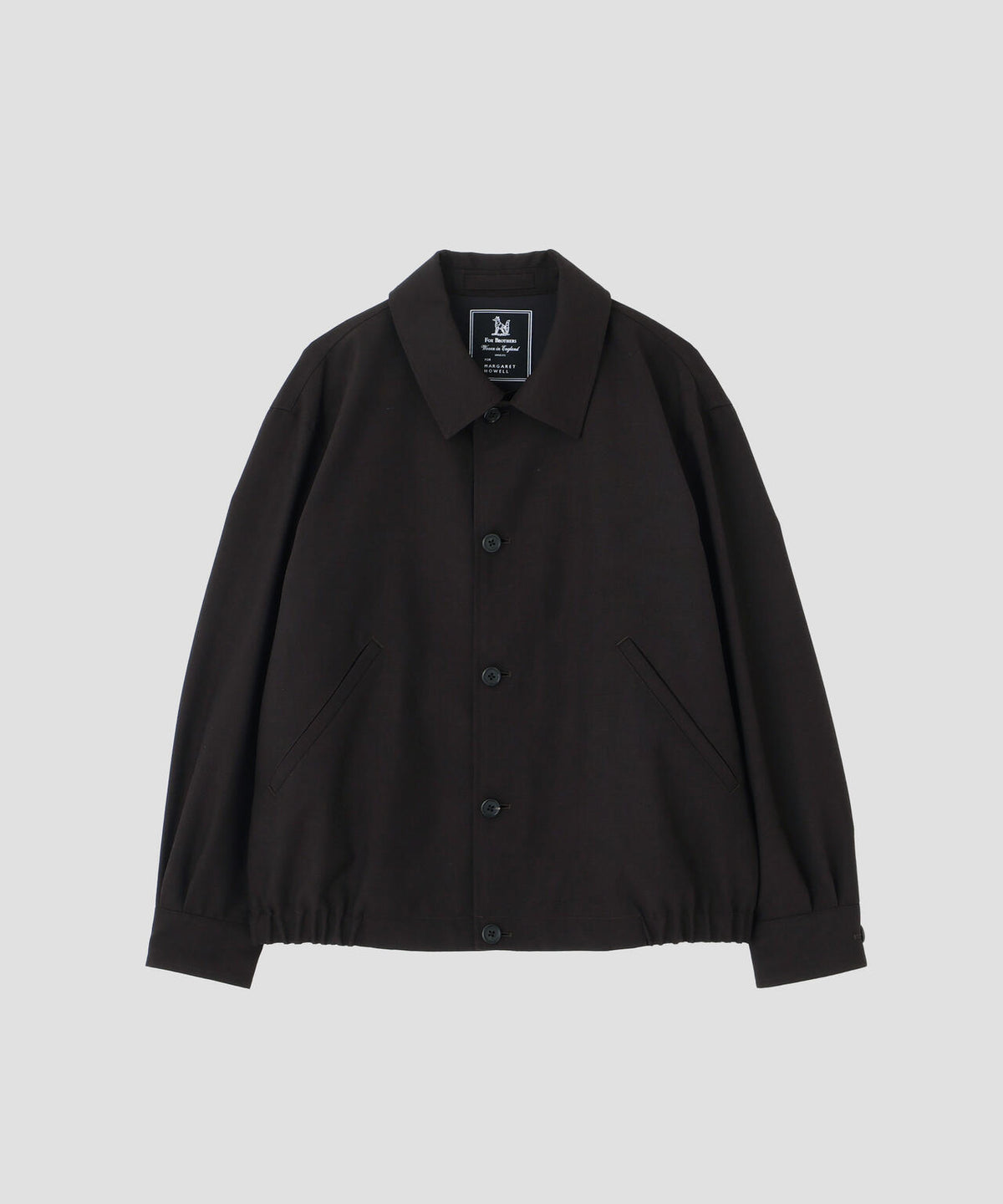 YARN DYE WOOL PLAINWEAVE BLOUSON