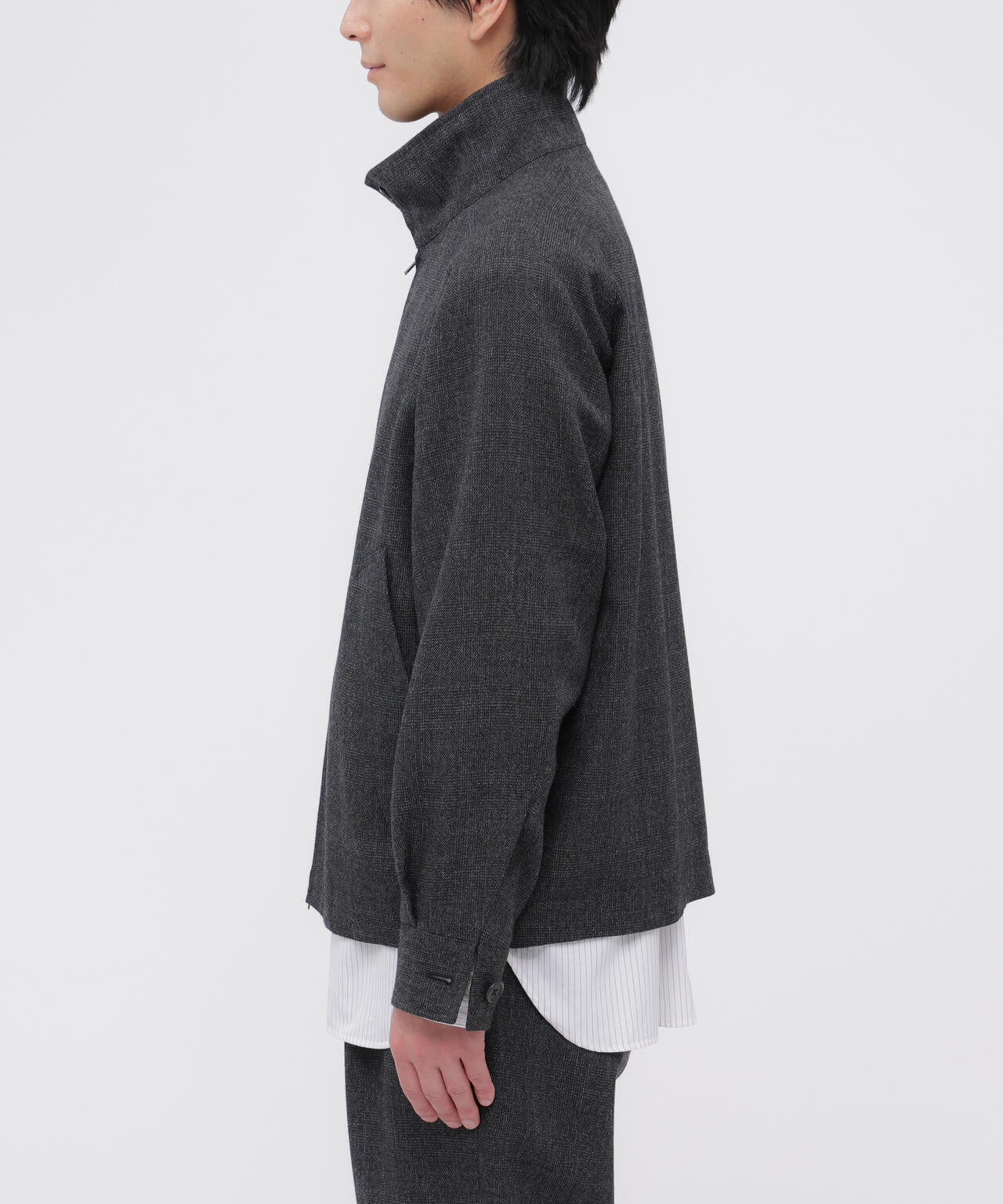 WOOL PRINCE OF WALES BLOUSON | MARGARET HOWELL（マーガレット