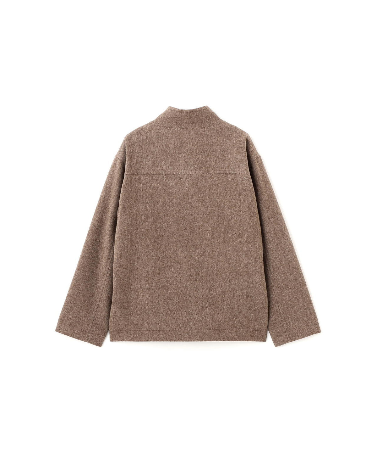 NATURAL WOOL TWILL BLOUSON