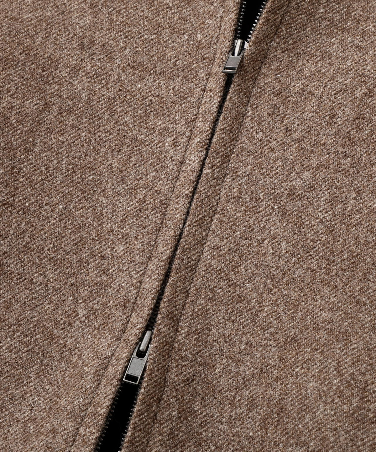 NATURAL WOOL TWILL BLOUSON