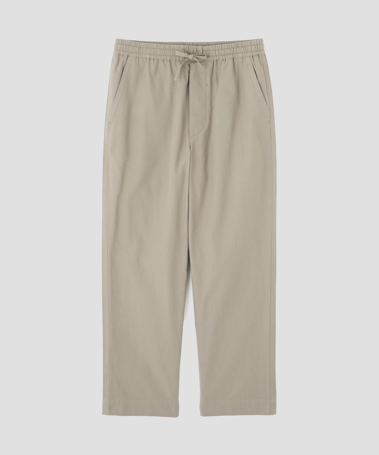 TEXTURED COTTON PIQUE TROUSERS