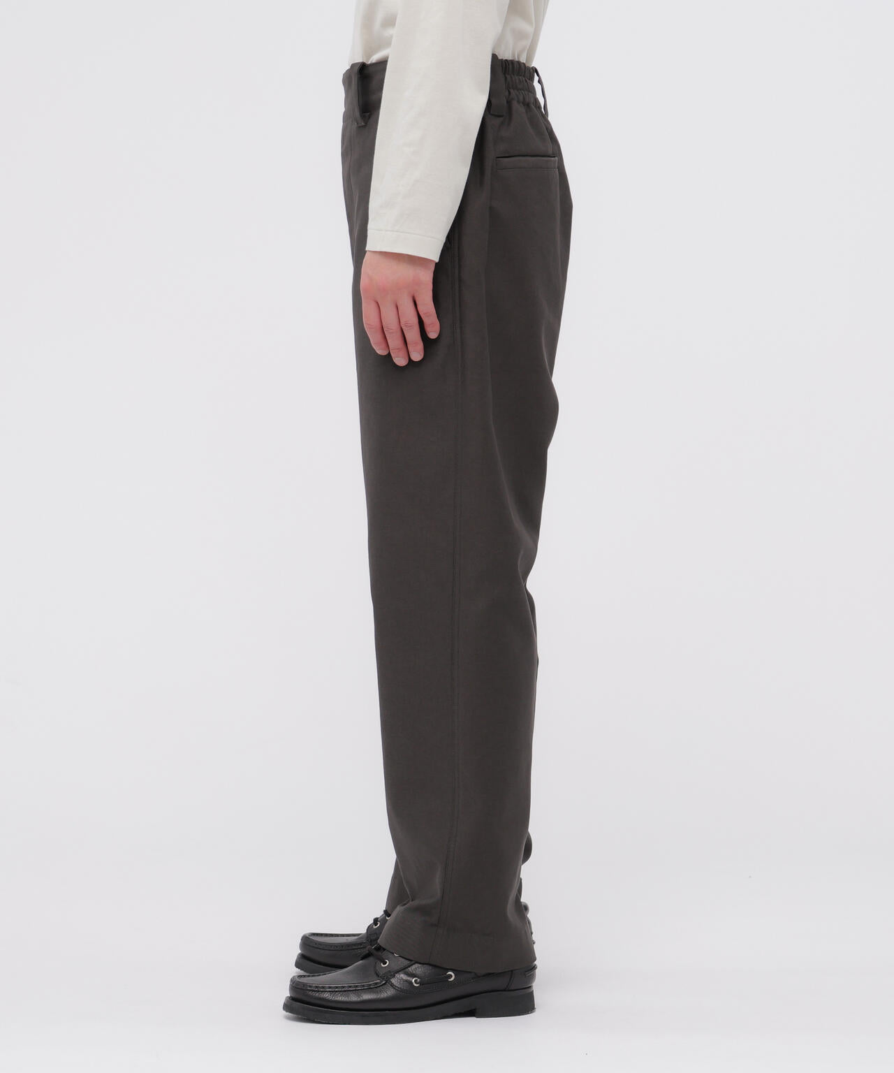 MARGARET HOWELL HEAVY DRILL トラウザーズ ブラック DRY COTTON DRILL