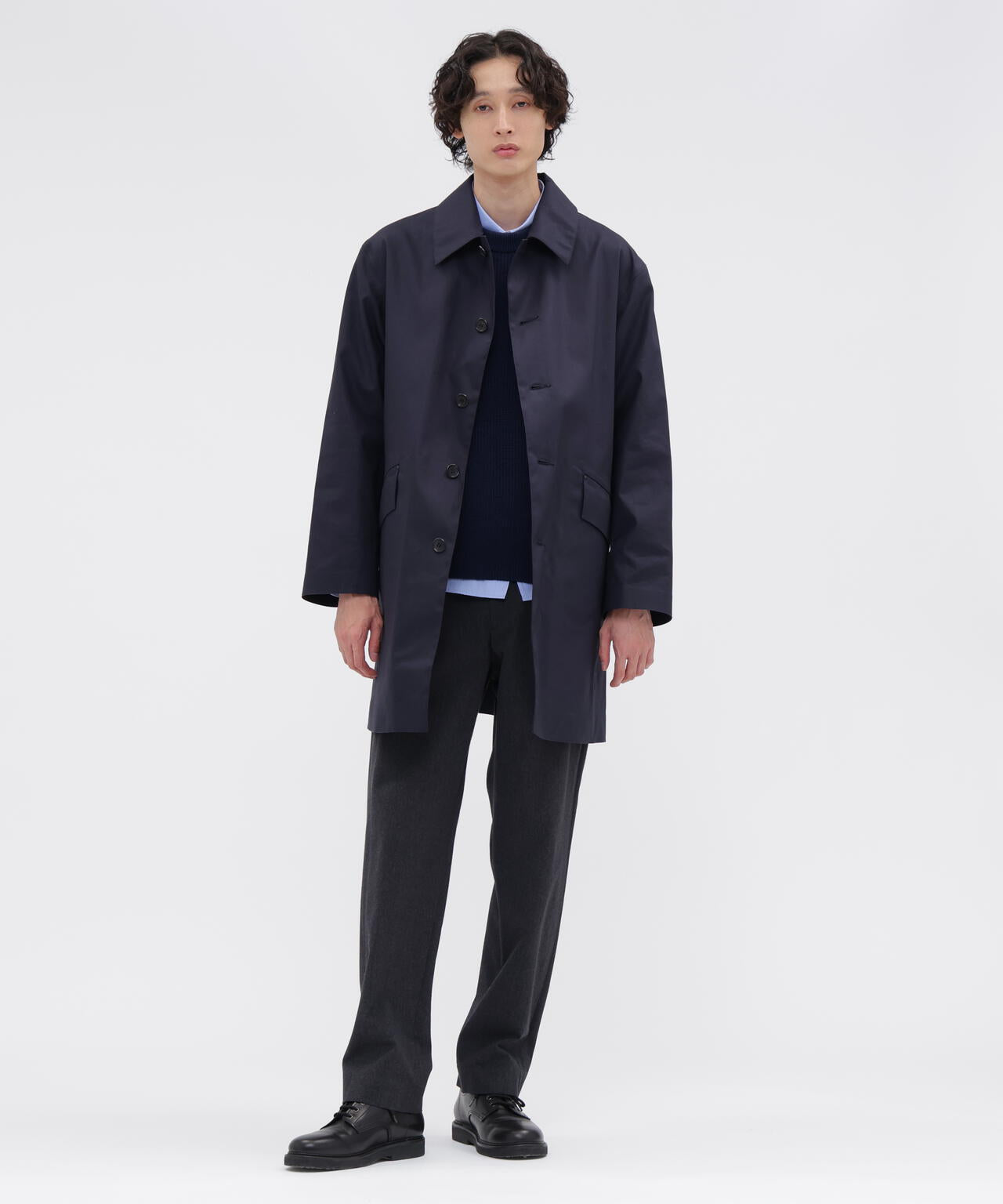BRUSHED COTTON WOOL TWILL TROUSERS | MARGARET HOWELL（マーガレット