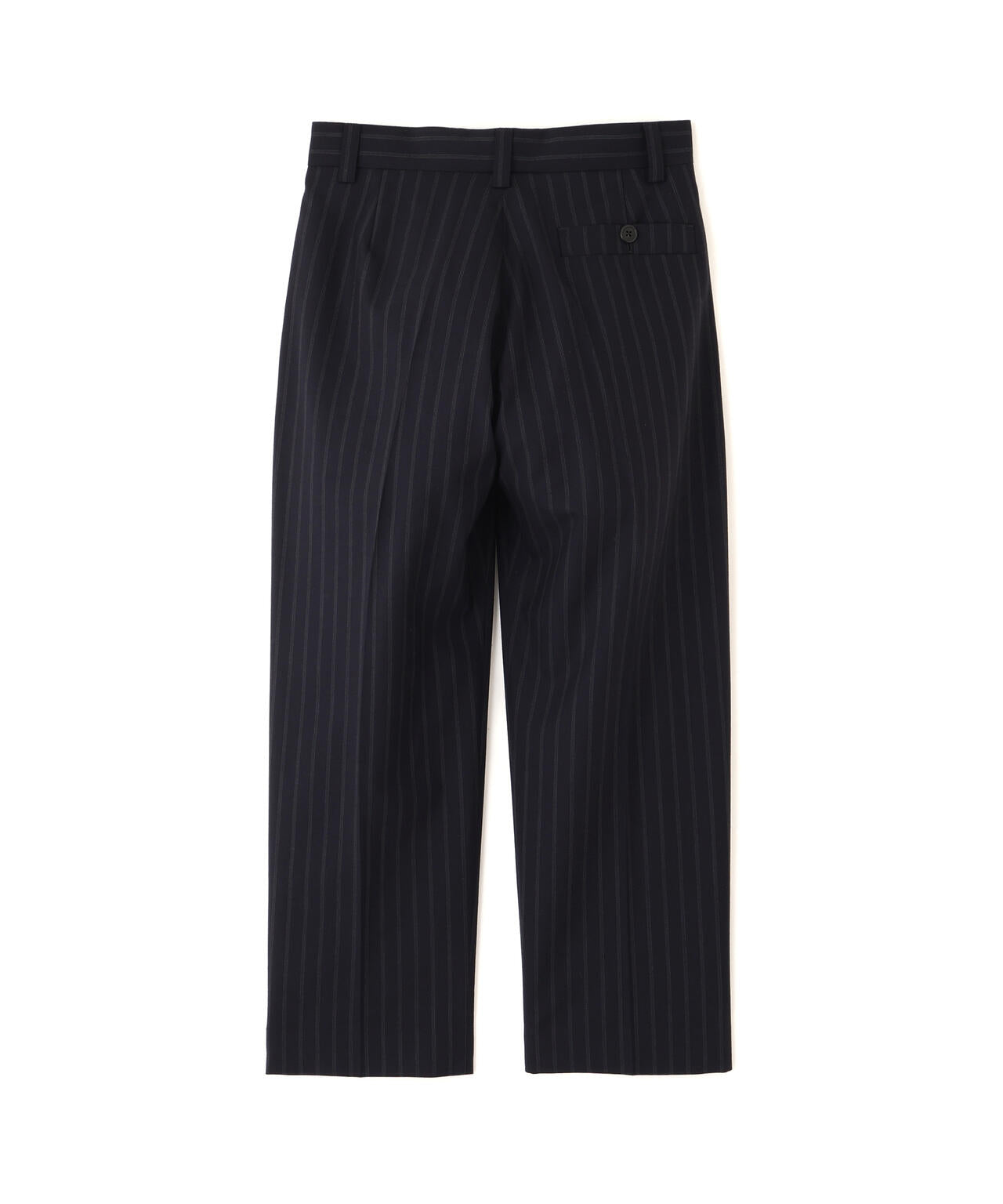 WIDE STRIPE WOOL TROUSERS