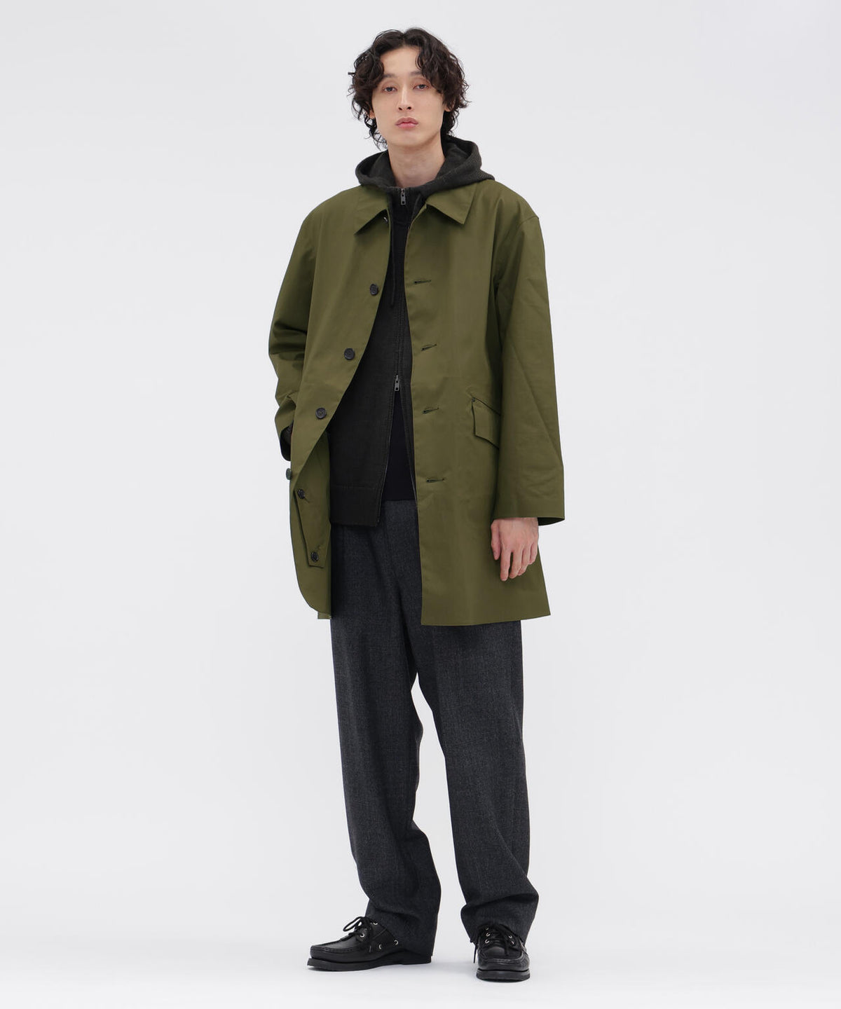 WOOL PRINCE OF WALES TROUSERS