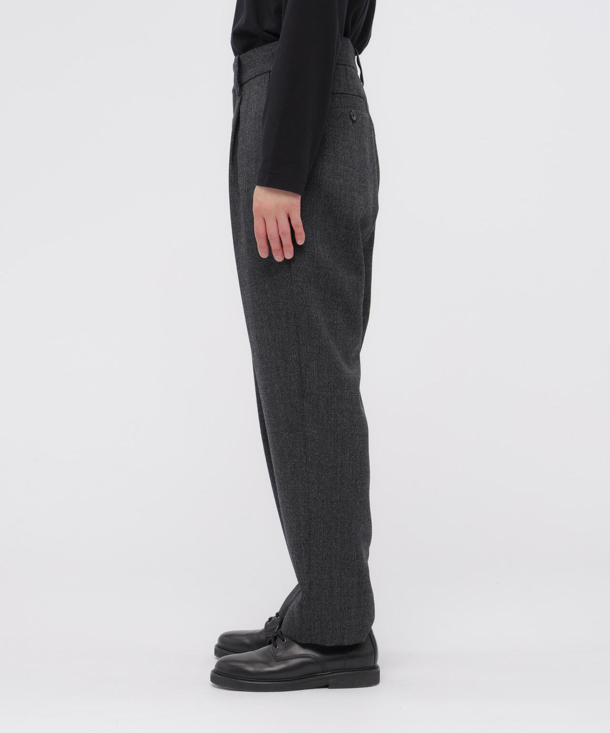 WOOL PRINCE OF WALES TROUSERS