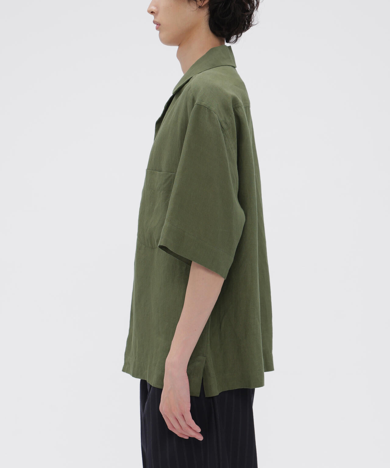 YARN DYE LINEN SHIRTING SHIRT | MARGARET HOWELL（マーガレット