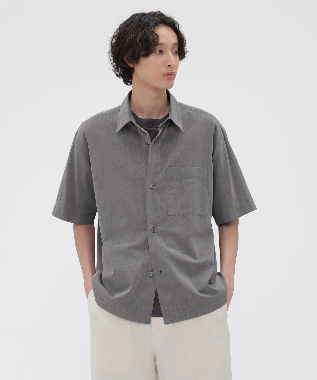 マーガレットハウエル コットンウールシャツ COTTON WOOL VOILE SHIRT | MARGARET HOWELL（マーガレット・ハウエル