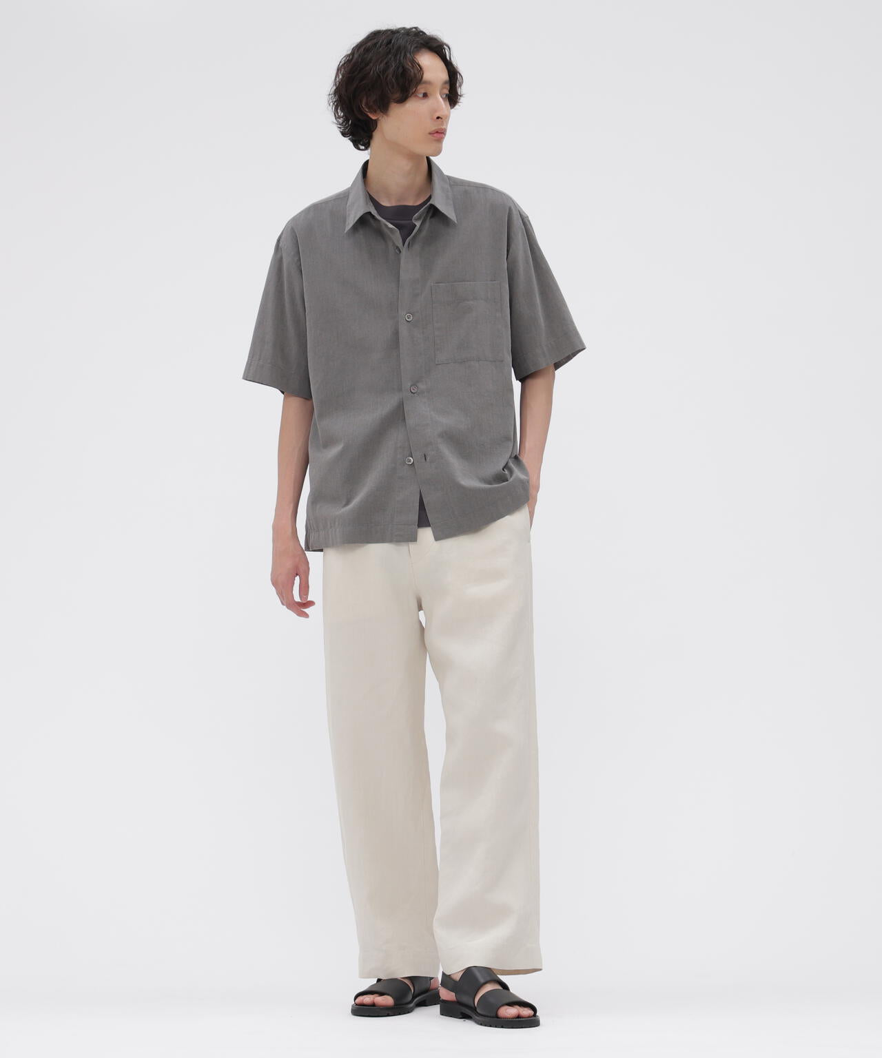 マーガレットハウエル コットンウールシャツ COTTON WOOL VOILE SHIRT | MARGARET HOWELL（マーガレット・ハウエル