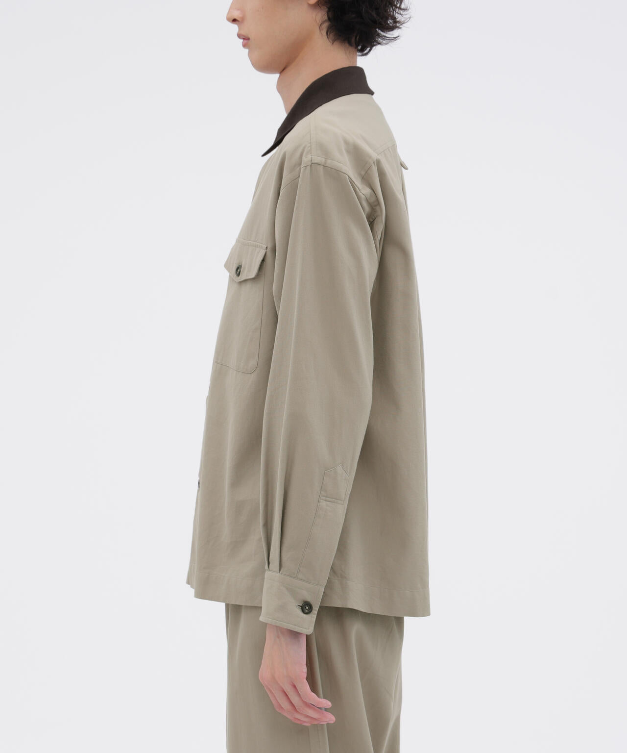 TEXTURED COTTON PIQUE SHIRT | MARGARET HOWELL（マーガレット