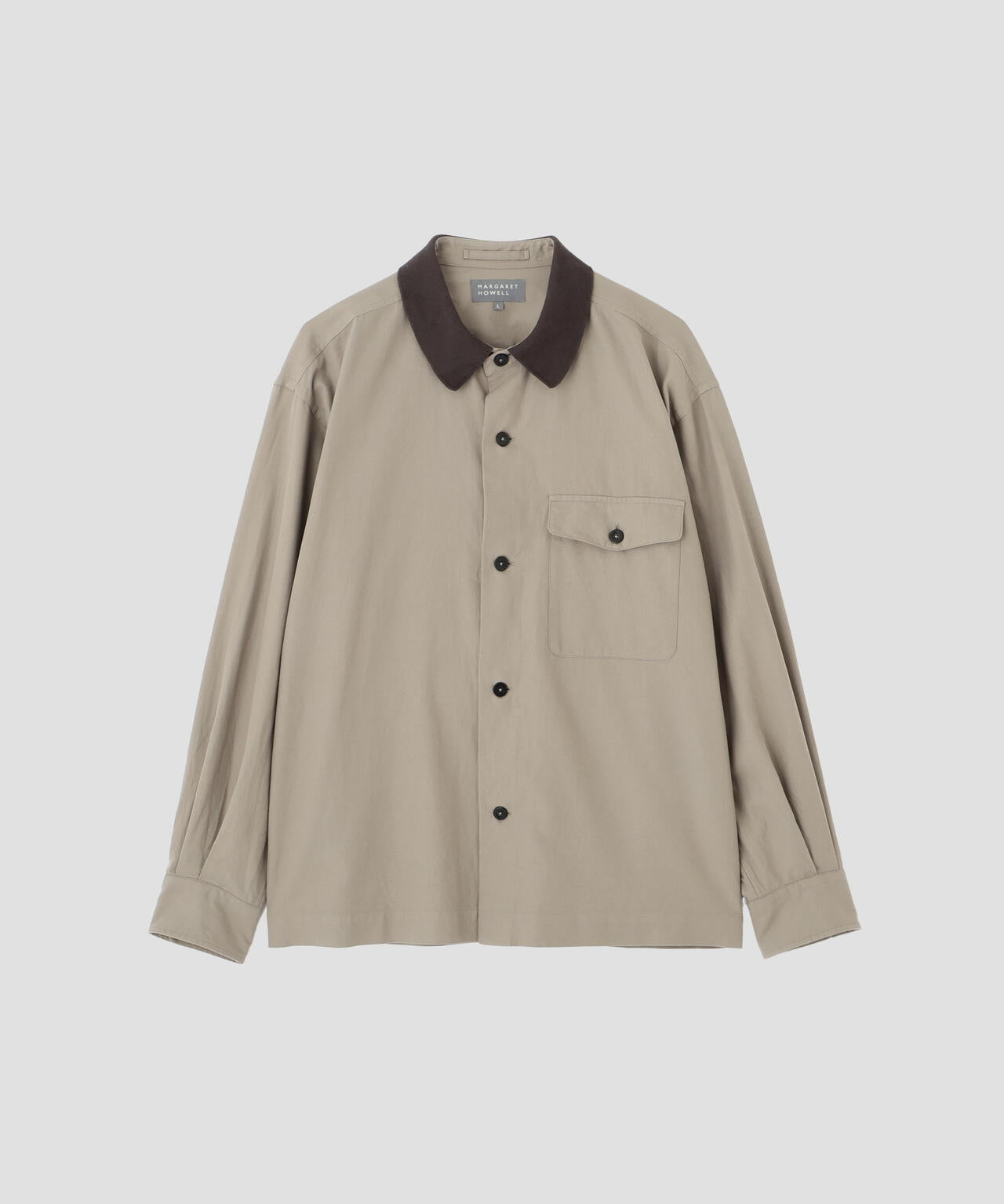 TEXTURED COTTON PIQUE SHIRT | MARGARET HOWELL（マーガレット