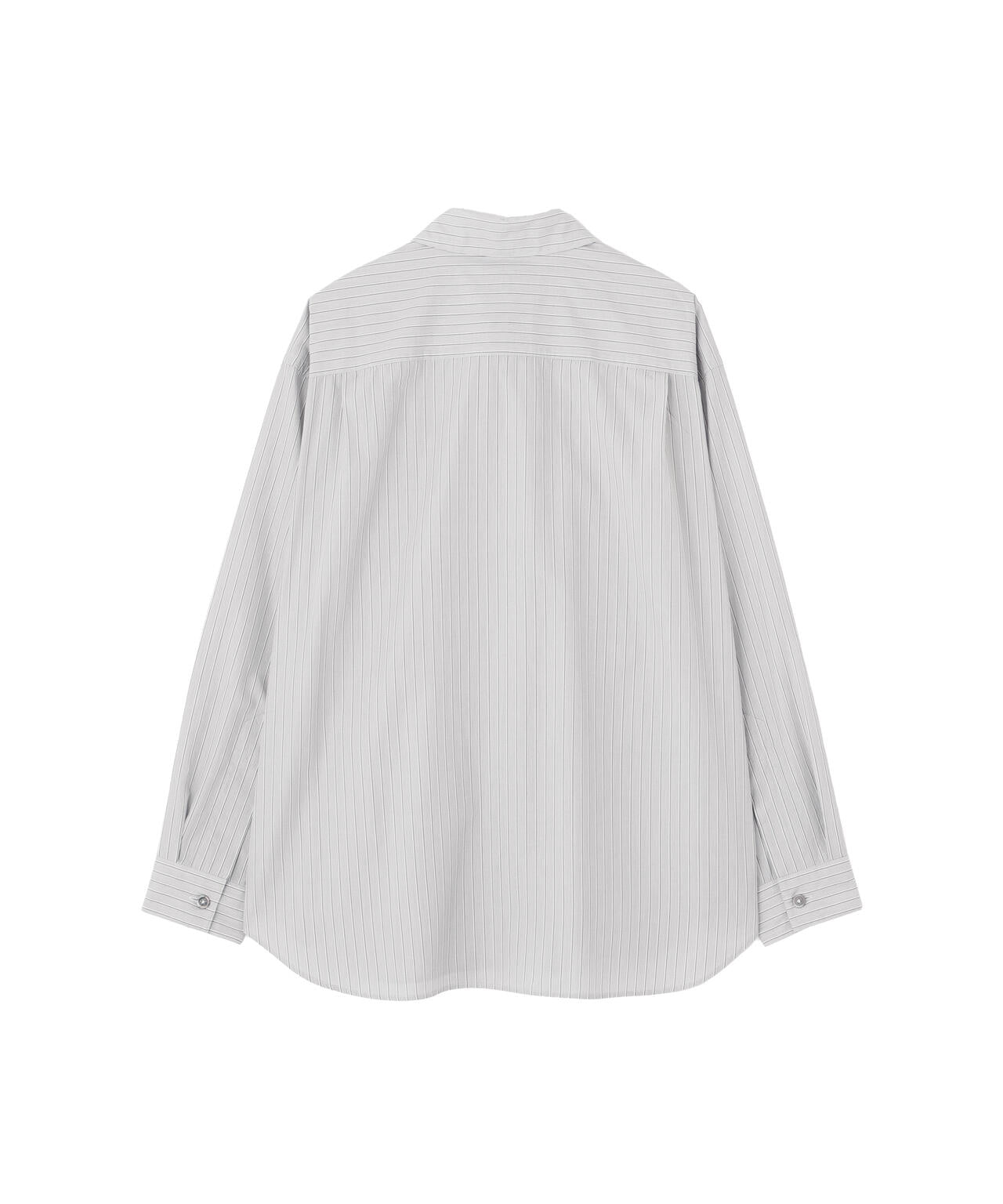 COTTON SILK STRIPE SHIRT | MARGARET HOWELL（マーガレット・ハウエル
