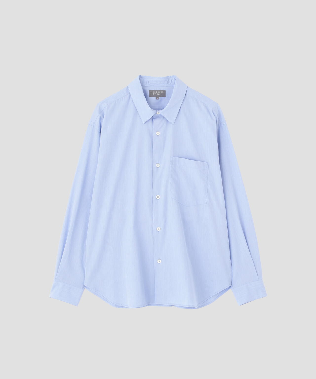 COMPACT COTTON END ON END SHIRT | MARGARET HOWELL（マーガレット